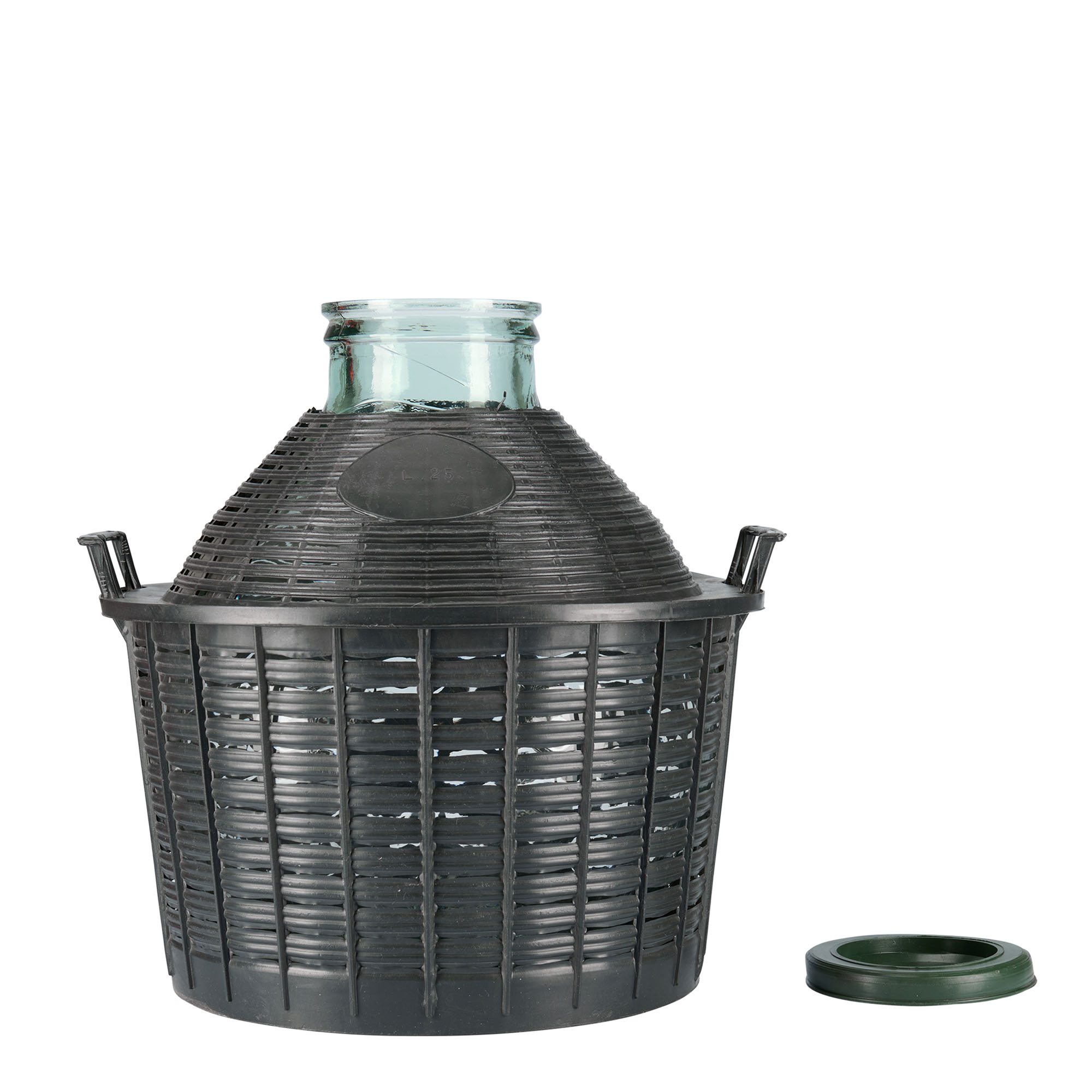 25 l garrafa de balão de boca larga, vidro, abertura: tampa de encaixe 25 l garrafa de balão de boca larga, vidro, abertura: tampa de encaixe