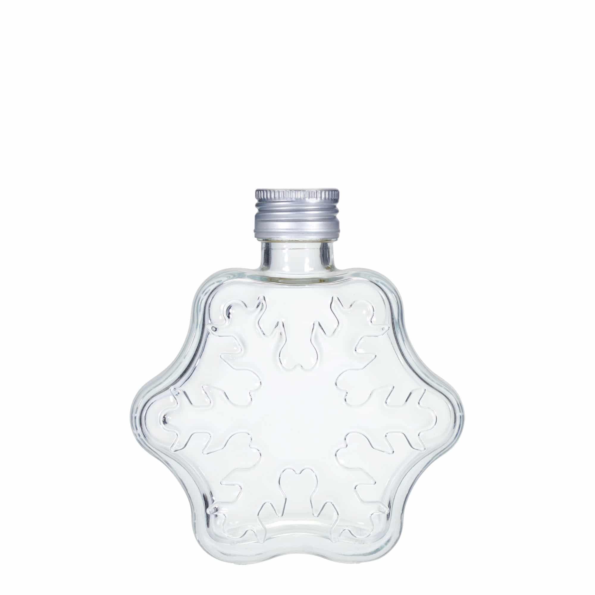 Garrafão de vidro de 200 ml 'Floco de neve', bocal: PP 28