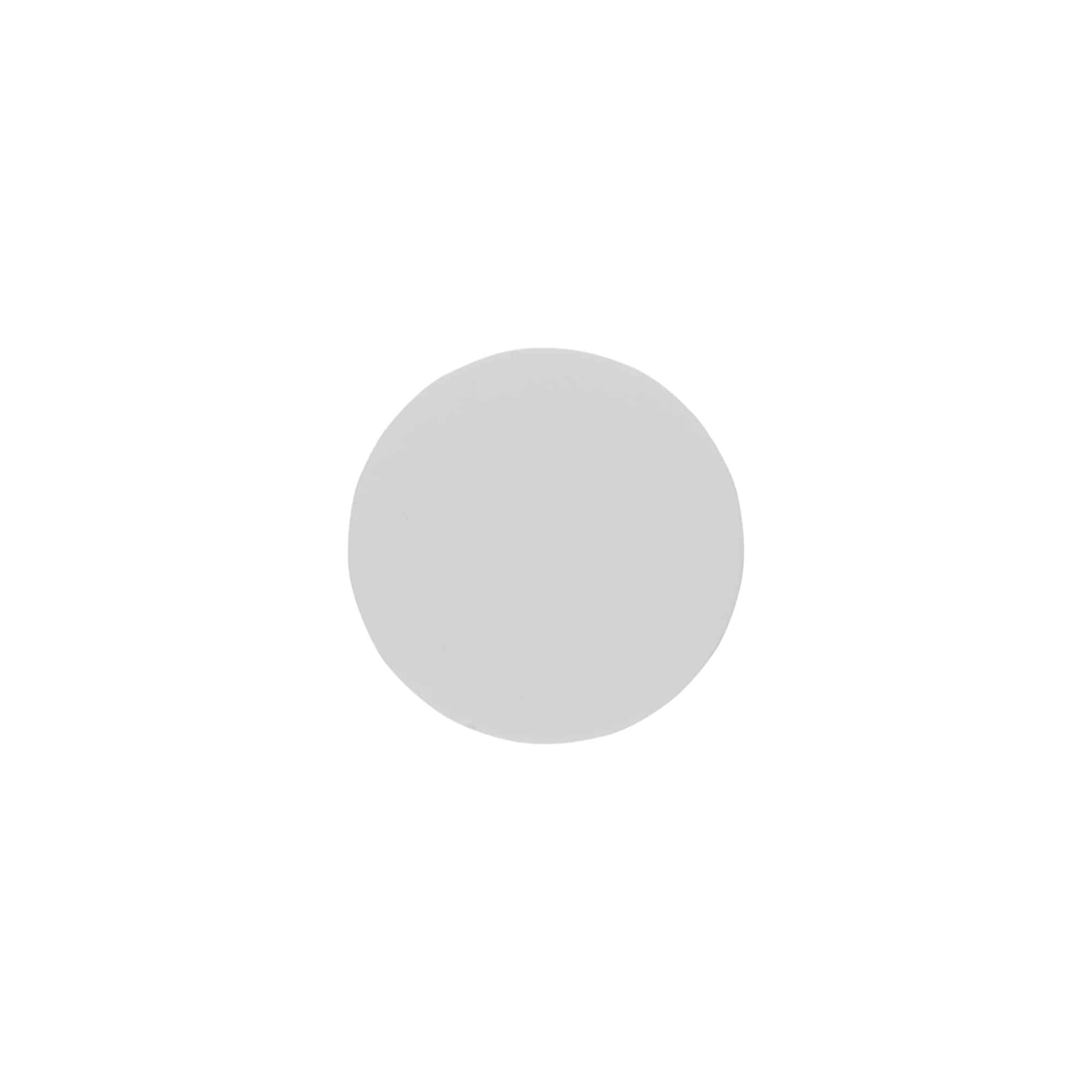 Disco de cobertura para 100 ml 'Bianca', plástico PP, branco