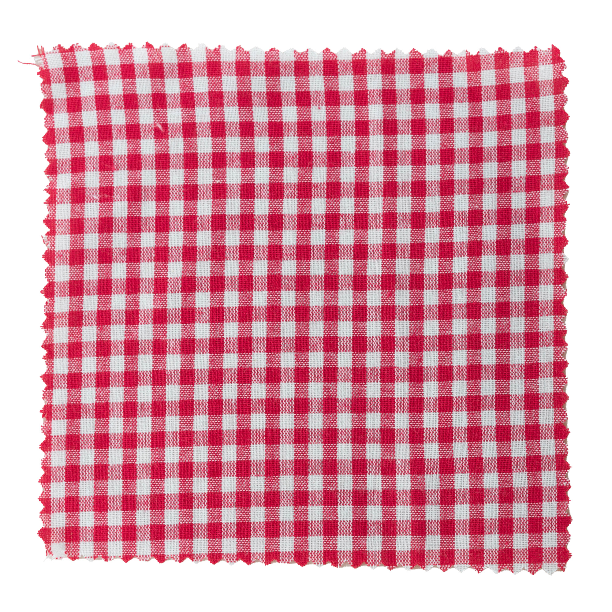 Guardanapo de tecido às quadrículas 15x15, quadrado, têxtil, vermelho, boca: TO58-TO82