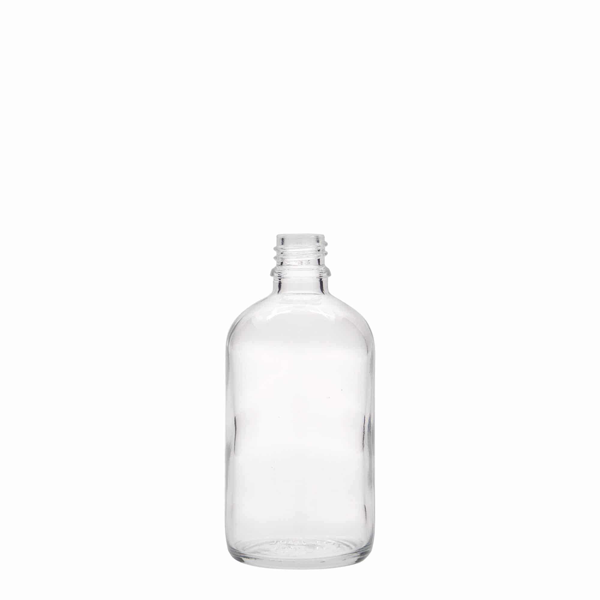 100 ml Frasco de medicamentos, vidro, boca: DIN 18 100 ml Frasco de medicamentos, vidro, boca: DIN 18