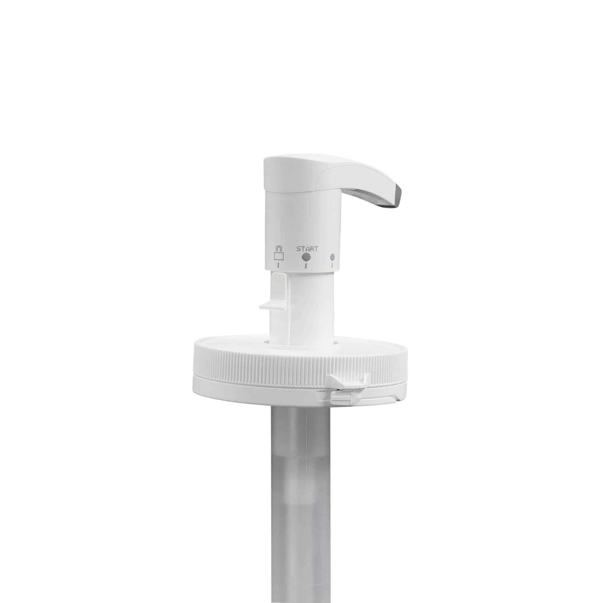 Bomba doseadora para 655 ml 'Securibox', plástico PE, branco, para bocal: tampa de rosca