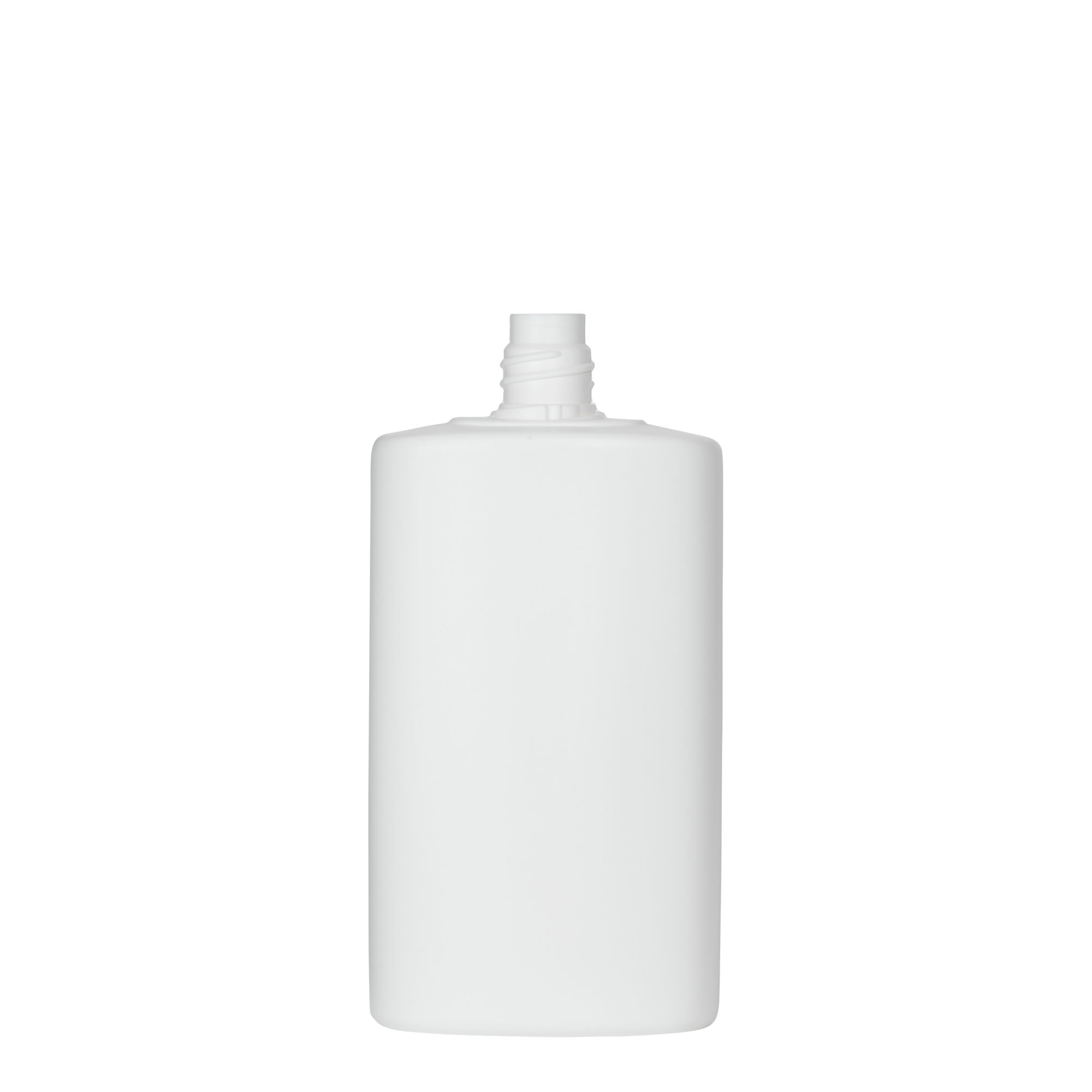 Frasco de plástico de 250 ml 'Indy', oval, HDPE, branco, abertura: tampa de rosca Frasco de plástico de 250 ml 'Indy', oval, HDPE, branco, abertura: tampa de rosca