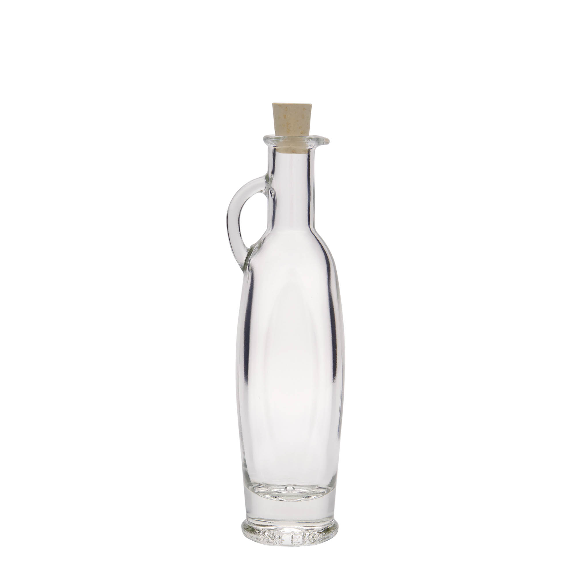 Frasco de vidro de 100 ml 'Eleganta', oval, boca: cortiça Frasco de vidro de 100 ml 'Eleganta', oval, boca: cortiça