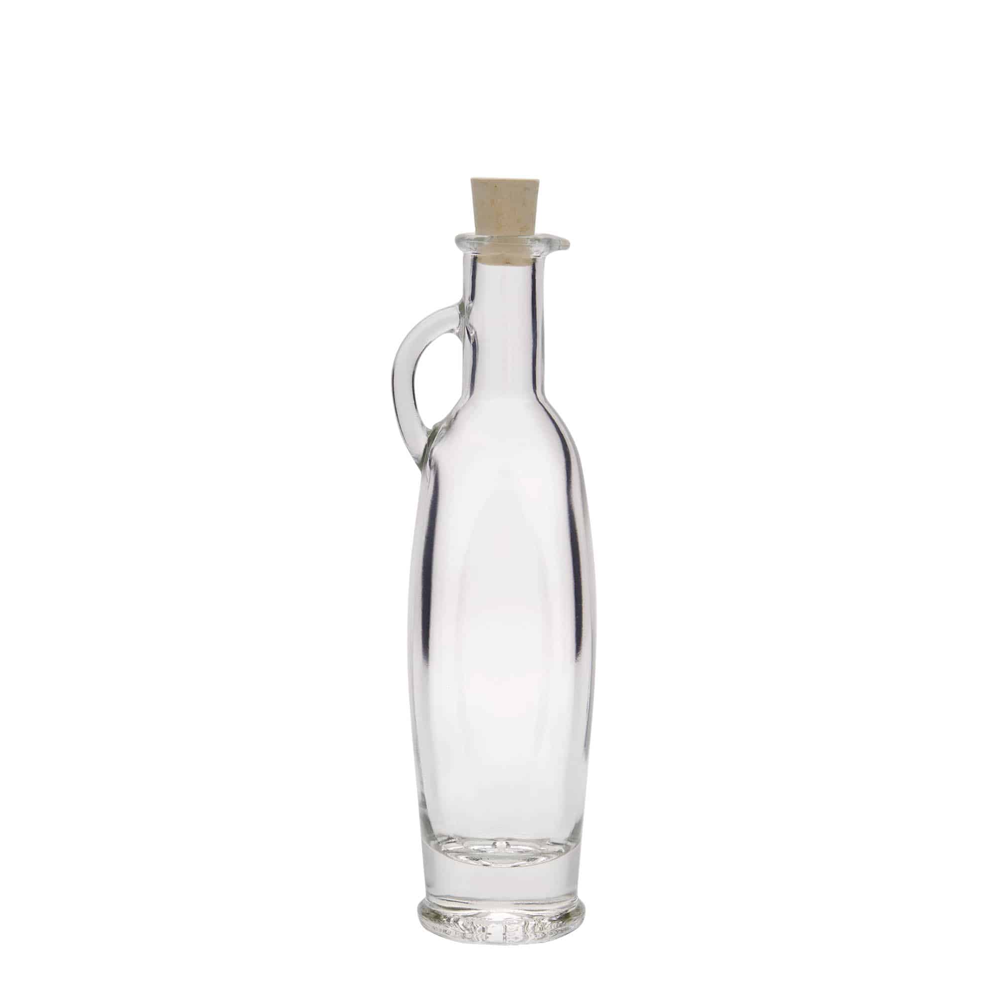 Frasco de vidro de 100 ml 'Eleganta', oval, boca: cortiça