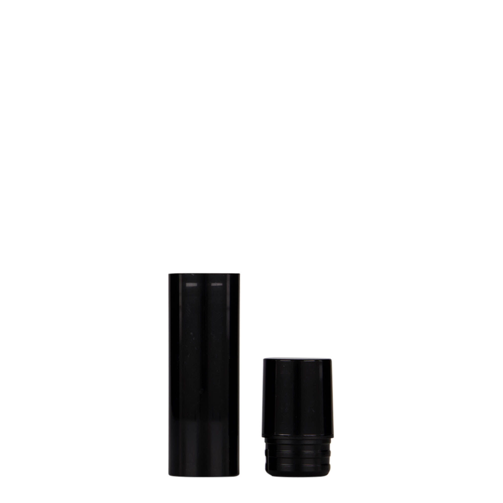 Doseador Airless de 10 ml 'Nano', plástico PP, preto