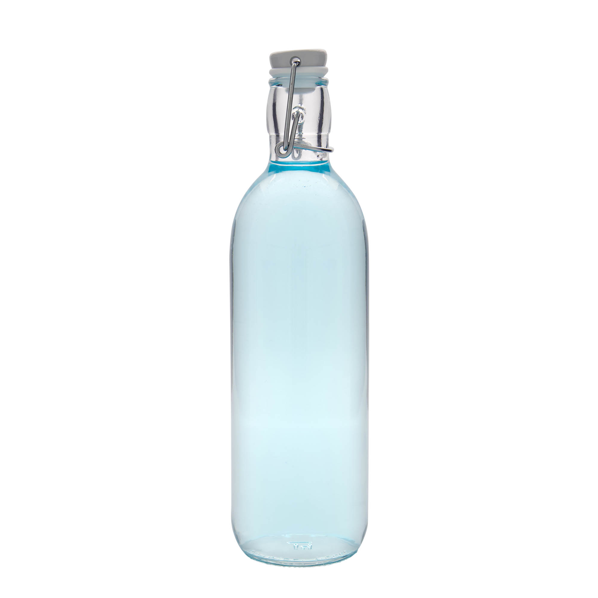 Garrafa de vidro 1.000 ml 'Emilia', boca: fecho de alavanca