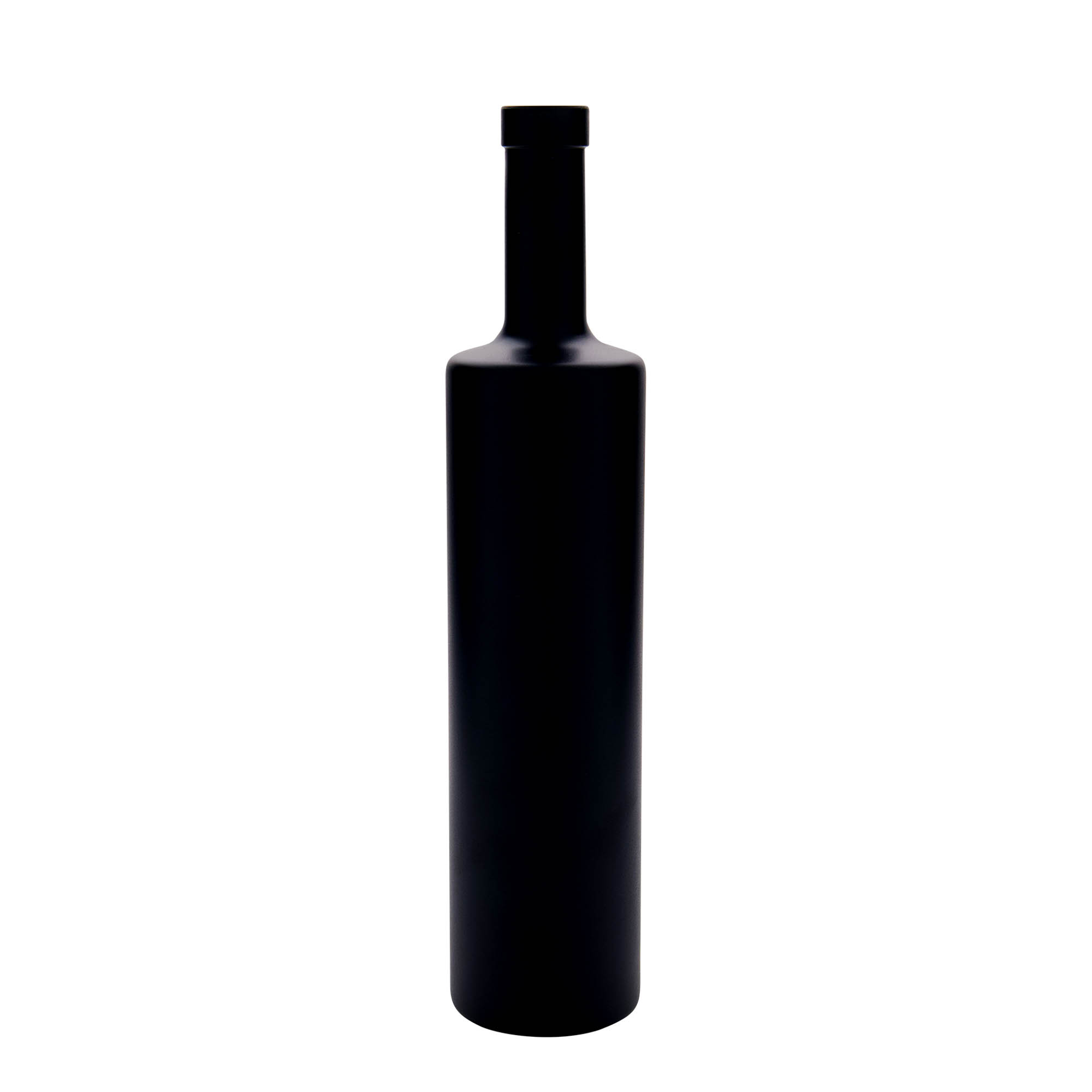 Garrafa de vidro de 700 ml 'Centurio', preta, bocal: cortiça Garrafa de vidro de 700 ml 'Centurio', preta, bocal: cortiça
