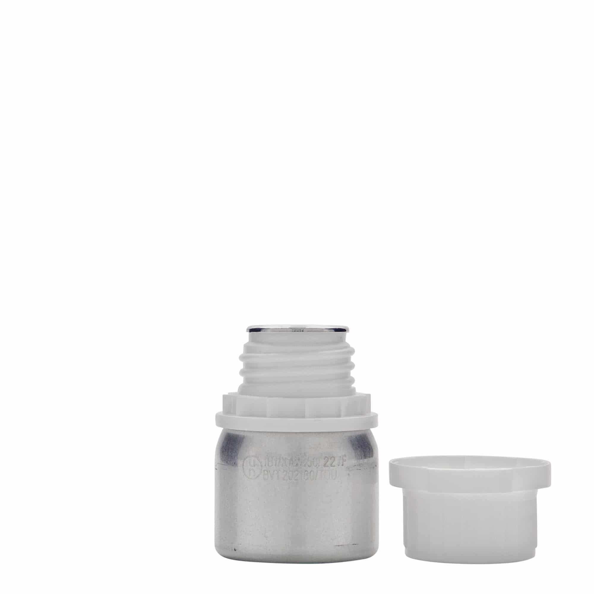 50 ml Garrafa em alumínio, metal, prateado, boca: DIN 32 50 ml Garrafa em alumínio, metal, prateado, boca: DIN 32