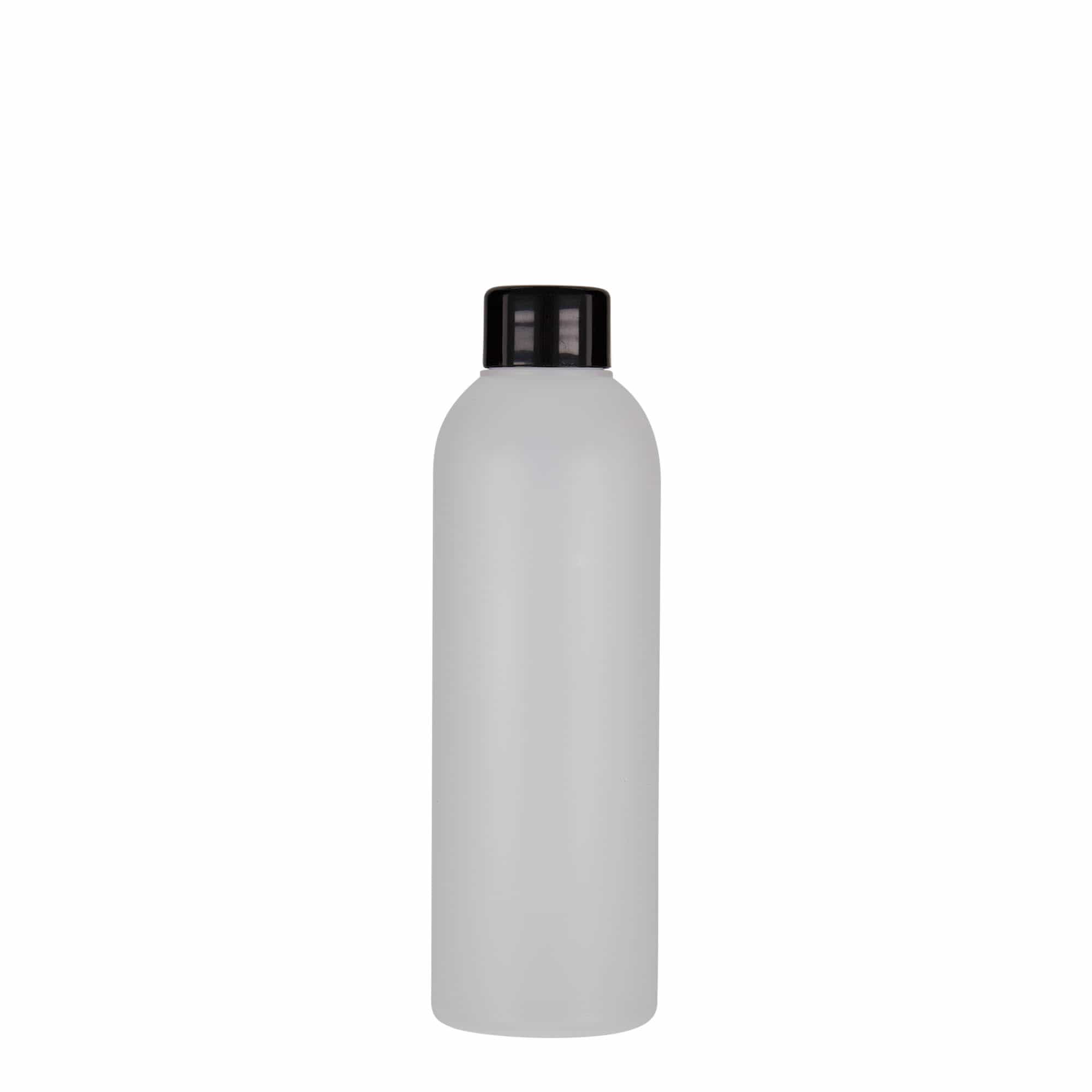 Frasco de plástico de 200 ml 'Tuffy', HDPE, natural, boca: 24/410