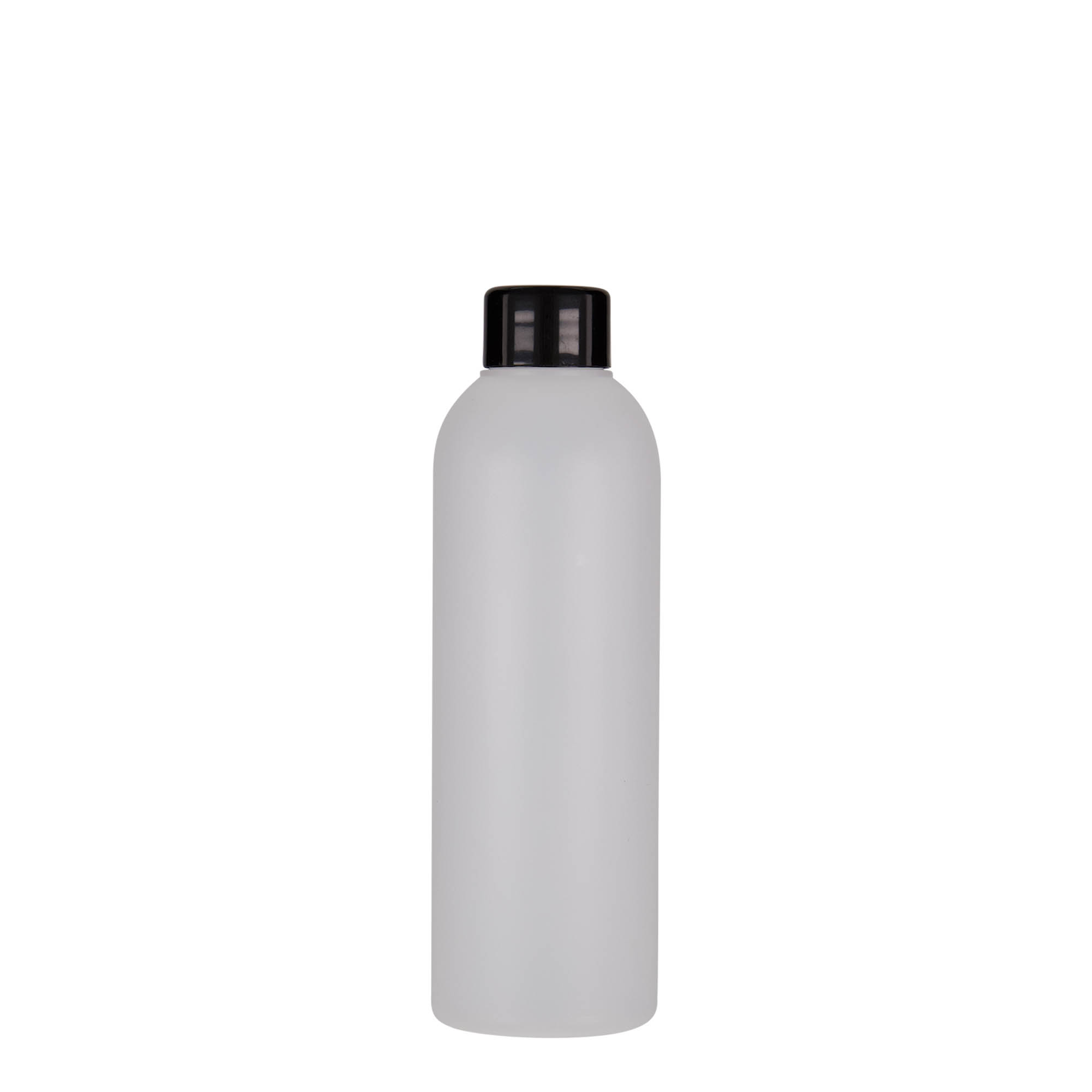 Frasco de plástico de 200 ml 'Tuffy', HDPE, natural, boca: 24/410 Frasco de plástico de 200 ml 'Tuffy', HDPE, natural, boca: 24/410