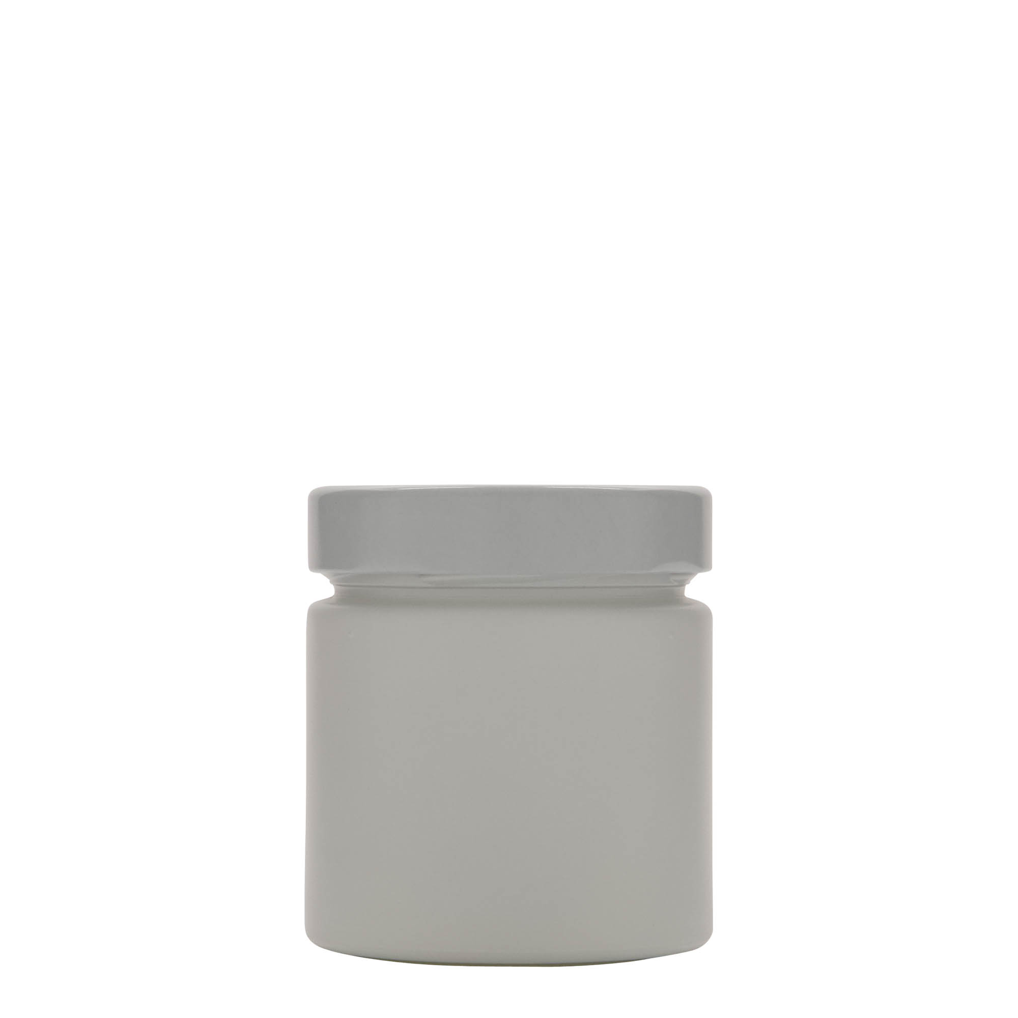 212 ml Frasco redondo 'Aurora', branco, Boca: Deep-Twist-Off (DTO 66)