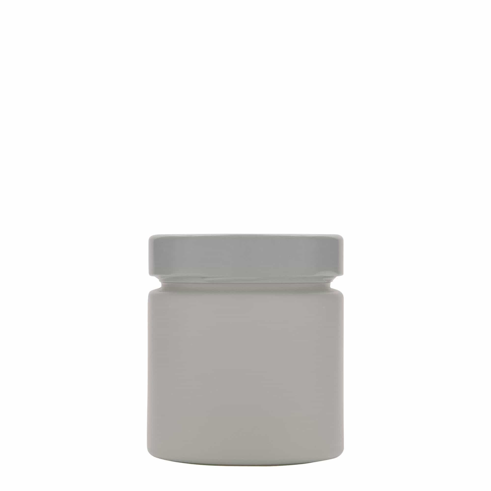 220 ml Frasco redondo 'Aurora', branco, Boca: Deep-Twist-Off (DTO 66)