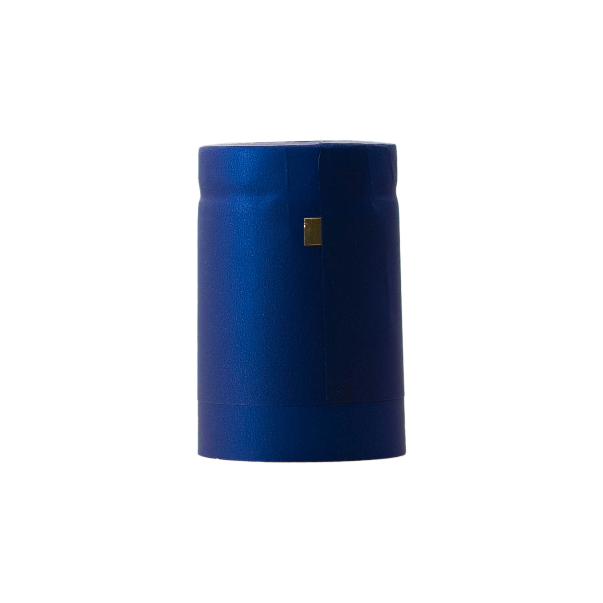 Cápsula de encolhimento 32x41, plástico PVC, azul Cápsula de encolhimento 32x41, plástico PVC, azul
