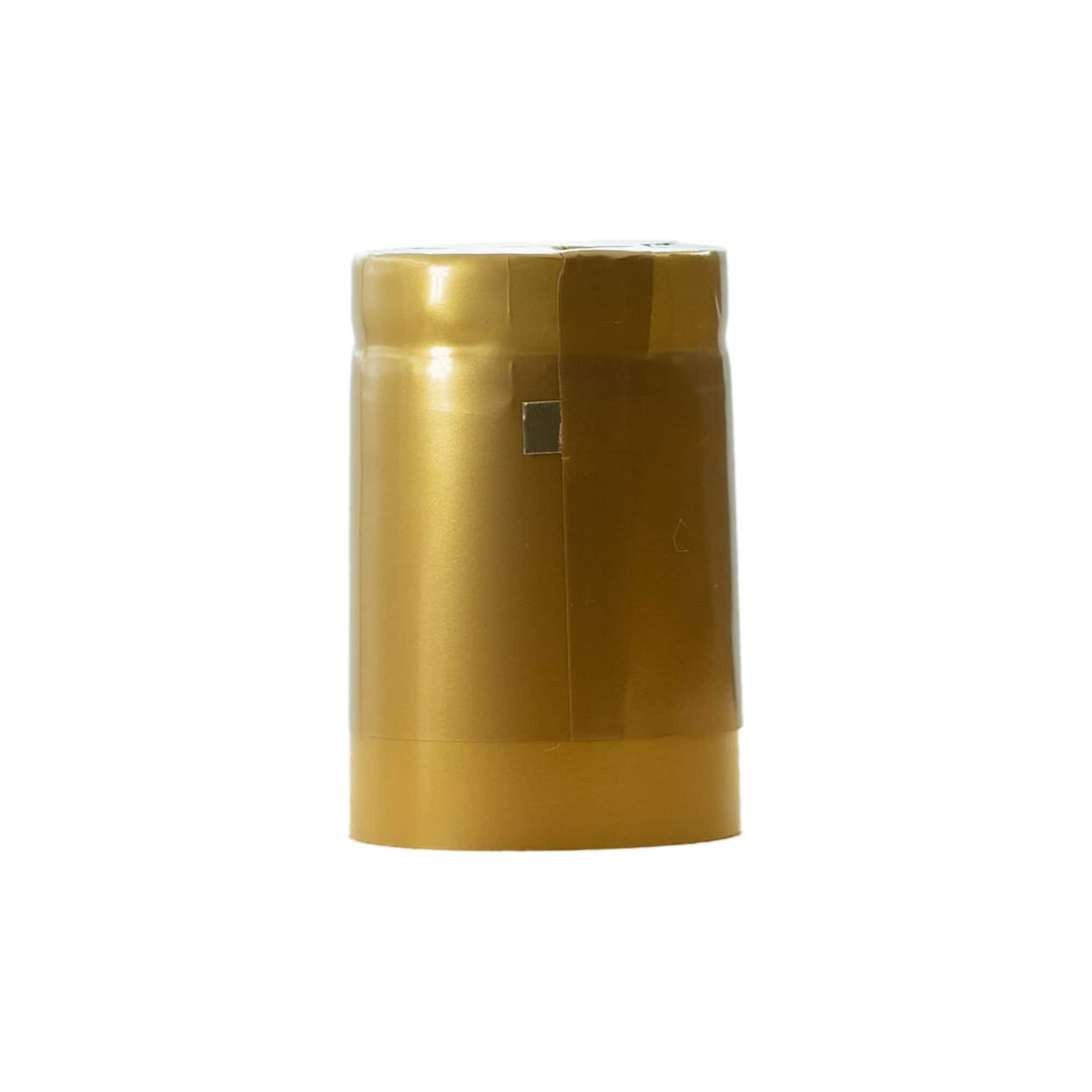 Cápsula termo-retrátil 32x41, plástico PVC, dourada