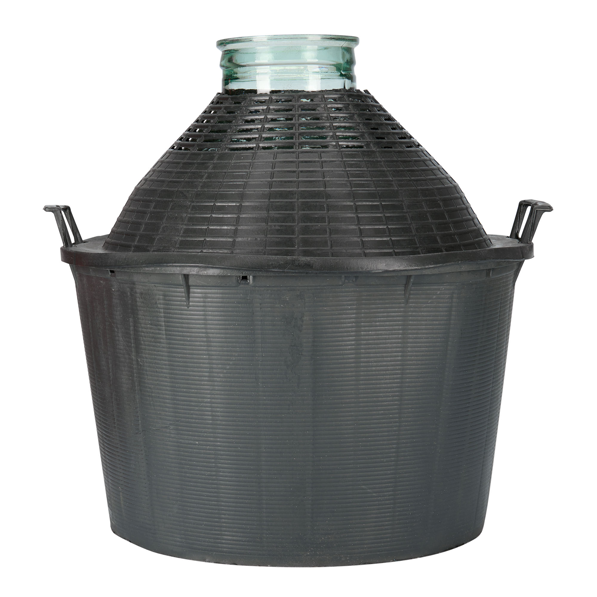 34 l garrafa de balão de boca larga, vidro, boca: tampa de encaixe