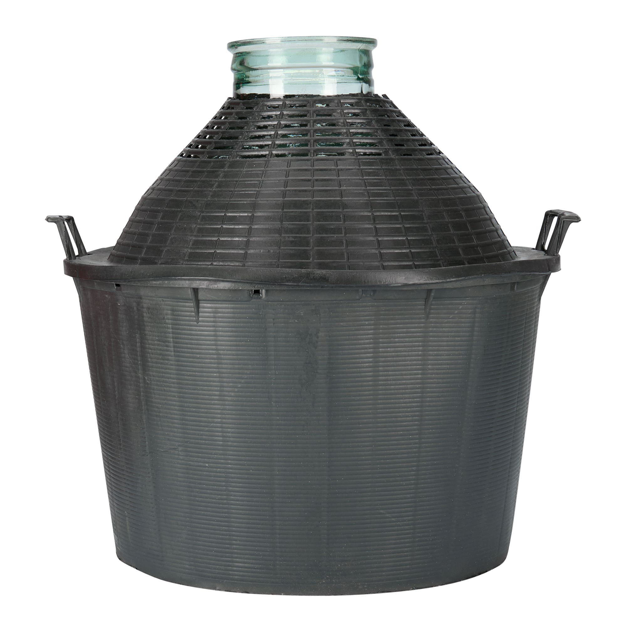 34 l garrafa de balão de boca larga, vidro, boca: tampa de encaixe