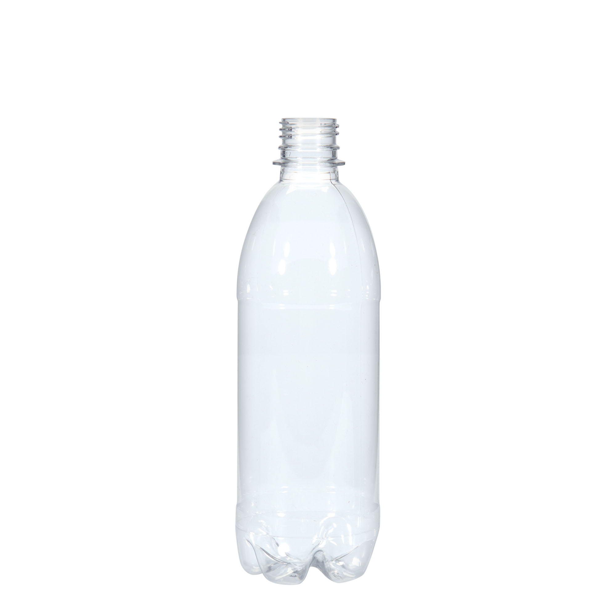 Garrafa PET universal de 500 ml, plástico, boca: PCO28