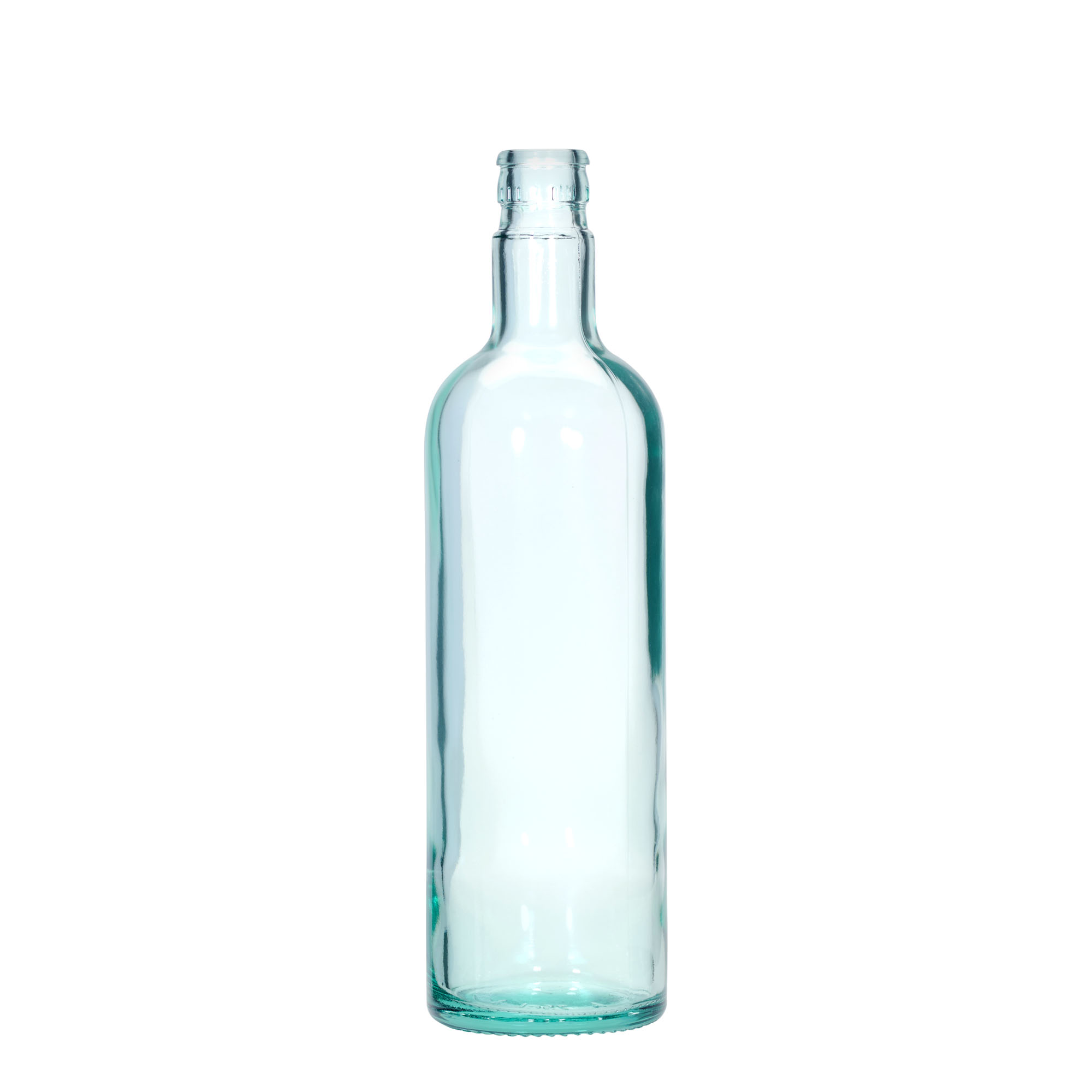 Garrafa de vinagre/azeite 'Willy New' 750 ml, vidro, verde claro, bocal: DOP Garrafa de vinagre/azeite 'Willy New' 750 ml, vidro, verde claro, bocal: DOP