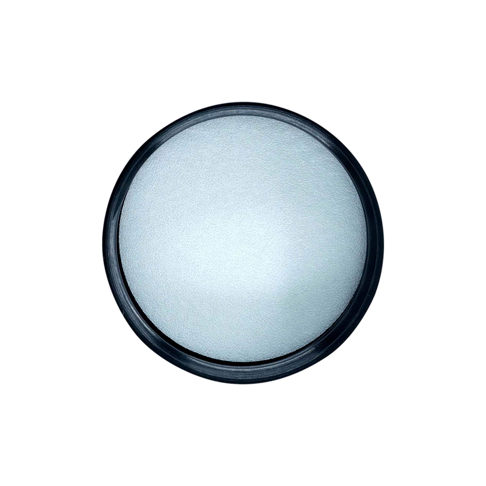 Tampa de rosca para 60 ml 'Brown Line', plástico HPM, preto