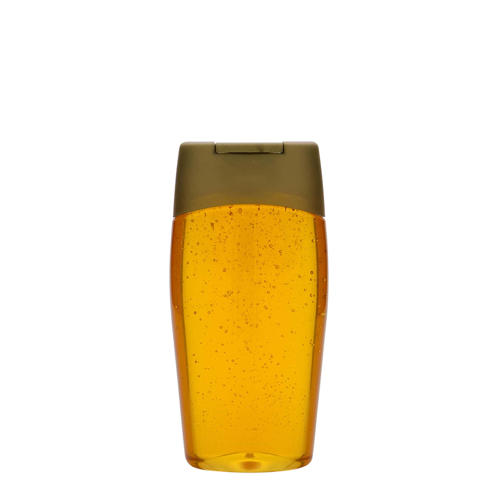 Garrafa PET de 200 ml 'Squeeze', oval, plástico