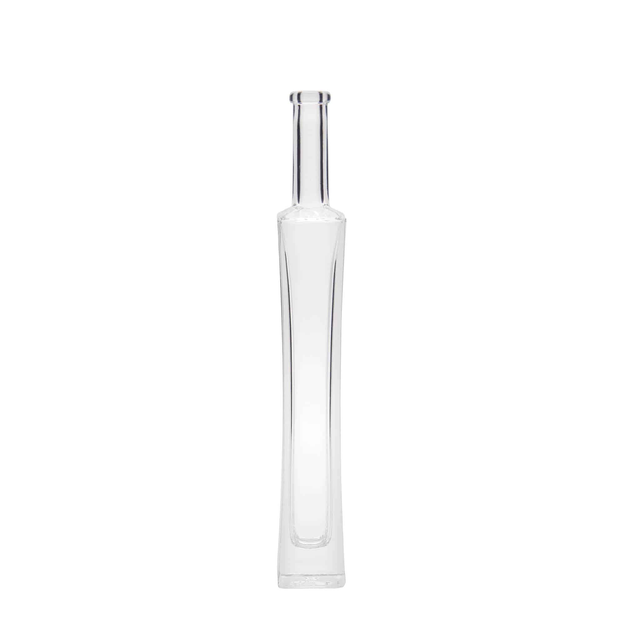 100 ml Garrafa de vidro 'Koko', quadrada, boca: Cortiça 100 ml Garrafa de vidro 'Koko', quadrada, boca: Cortiça