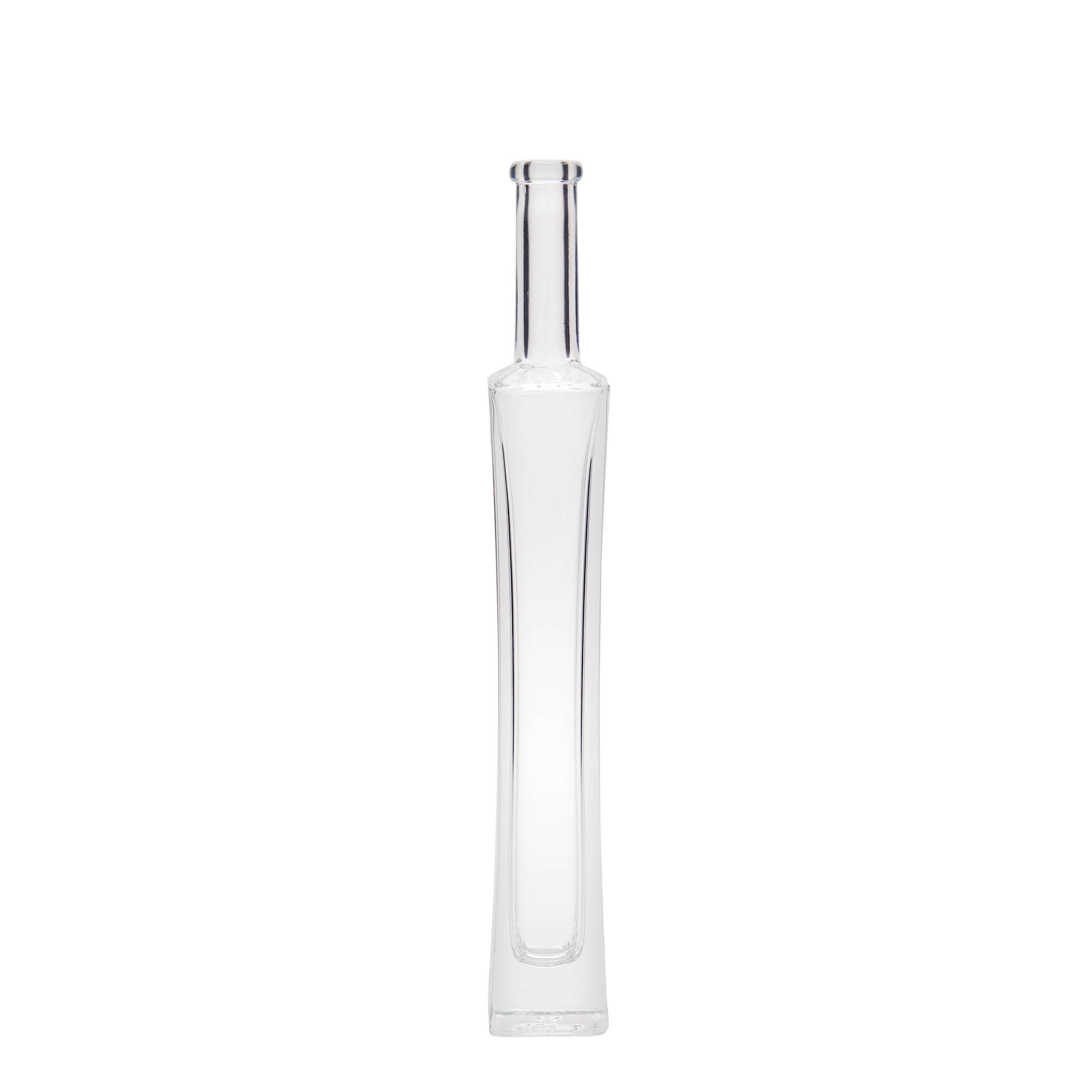 Frasco de vidro de 100 ml 'Koko', quadrado, boca: cortiça Frasco de vidro de 100 ml 'Koko', quadrado, boca: cortiça