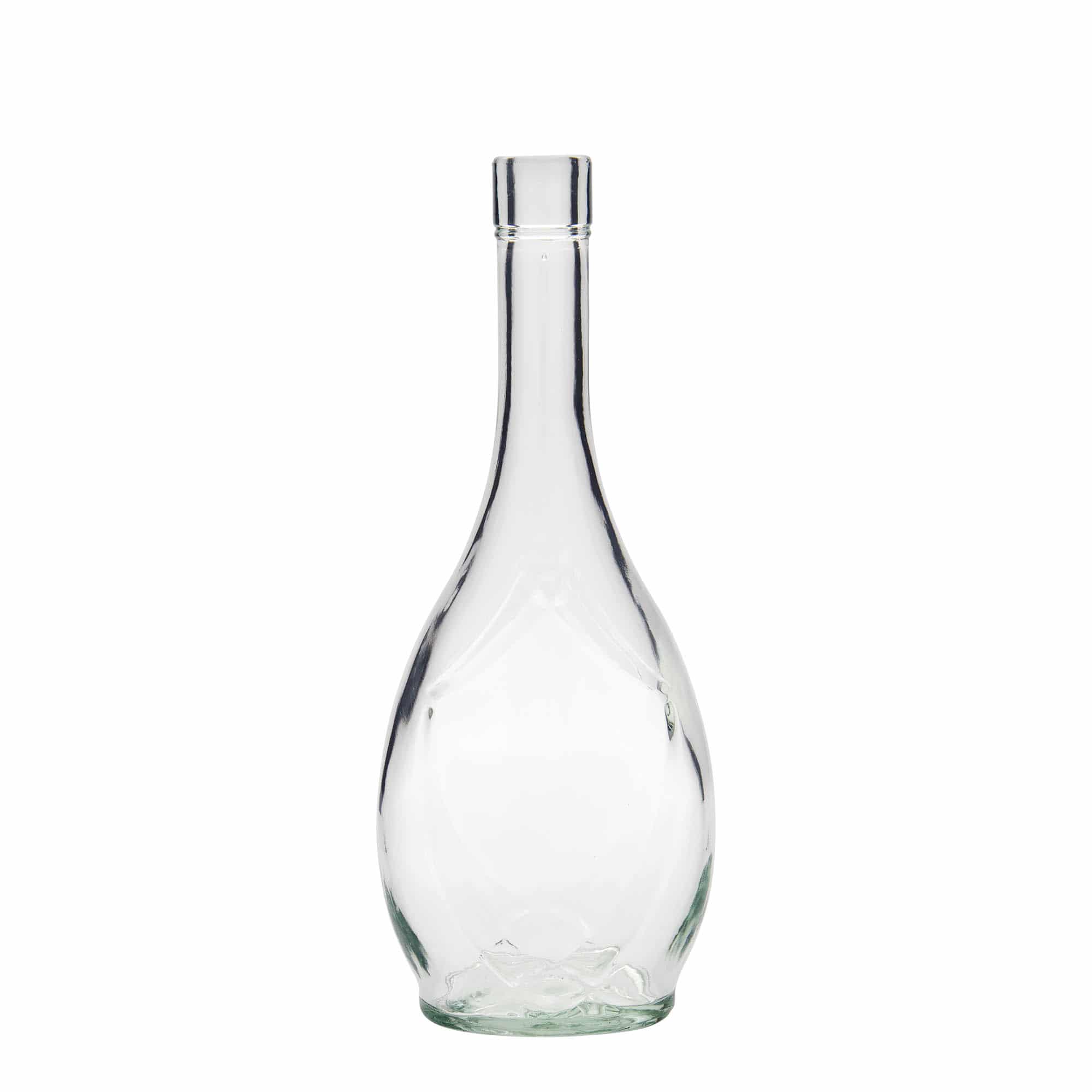 500 ml Garrafa de vidro 'Saragossa', oval, boca: Cortiça 500 ml Garrafa de vidro 'Saragossa', oval, boca: Cortiça