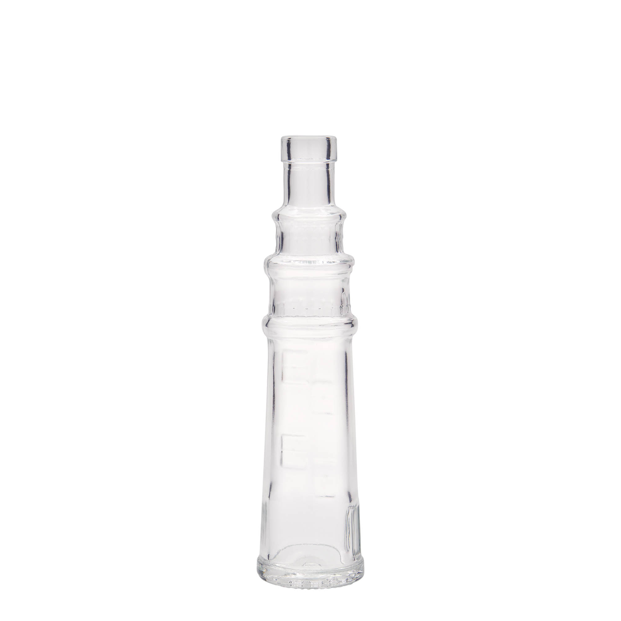 Frasco de vidro de 100 ml 'Leuchtturm', boca: cortiça Frasco de vidro de 100 ml 'Leuchtturm', boca: cortiça