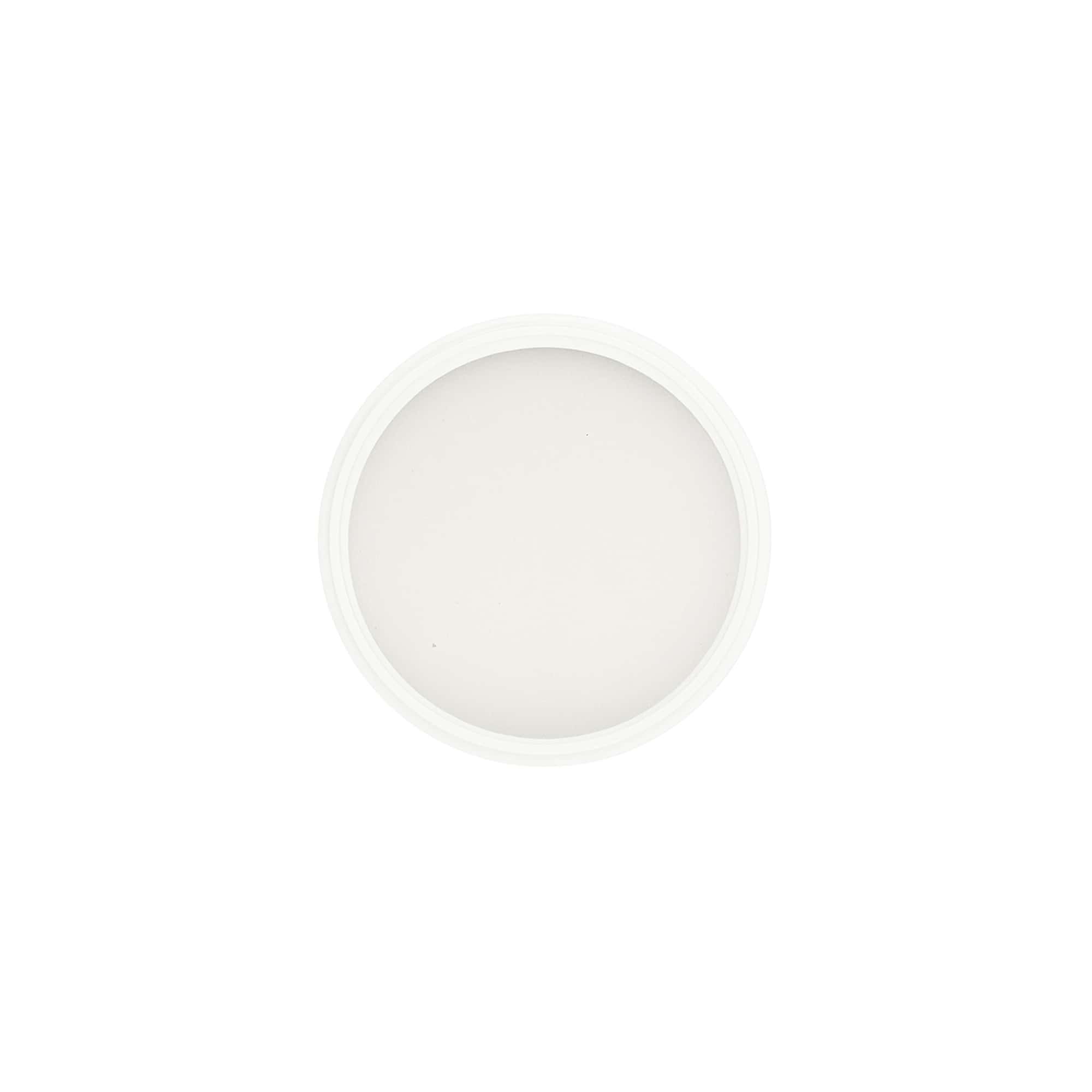 Tampa de rosca para 60 ml 'Brown Line', PP, branco