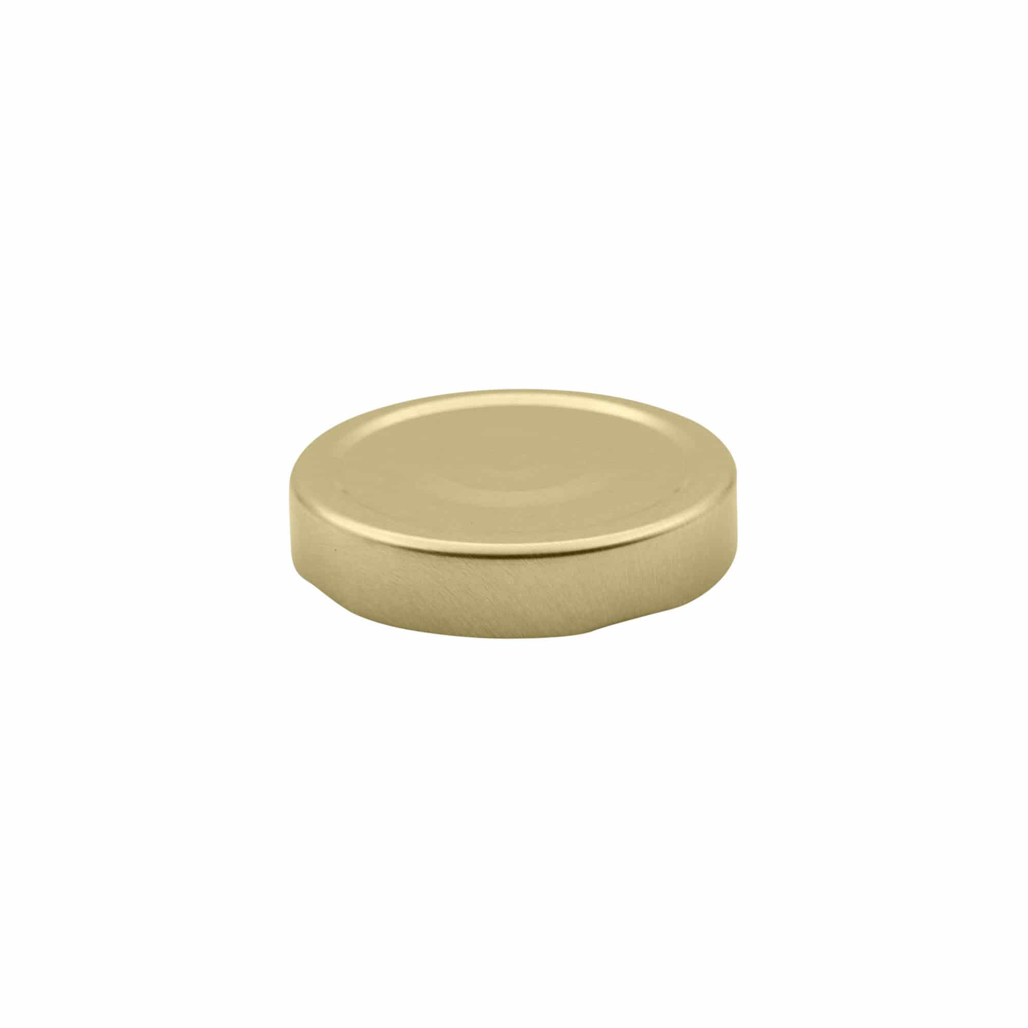 Fecho Deep-Twist-Off, chapa branca, dourado, para abertura: Deep-TO 66