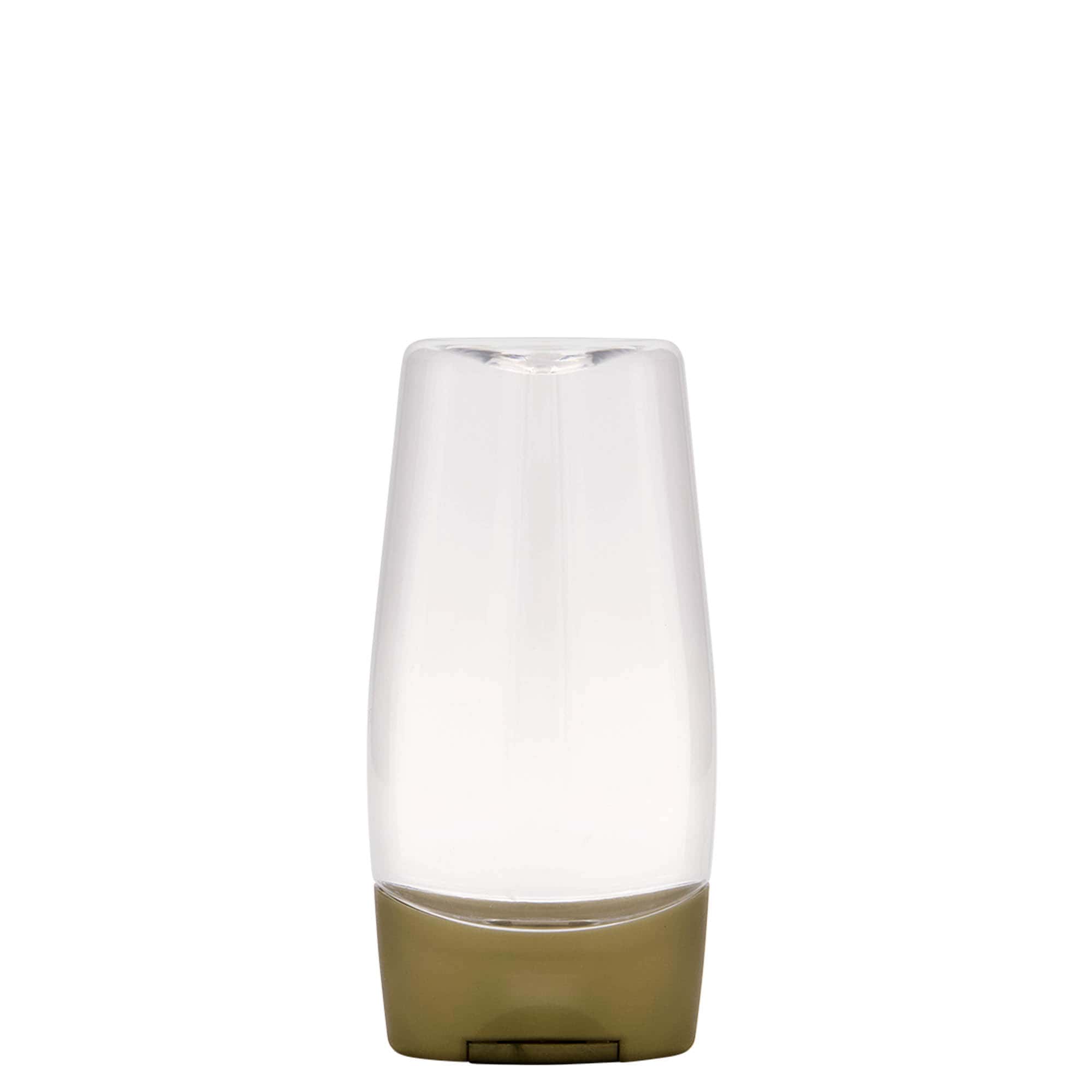 Garrafa PET de 200 ml 'Squeeze', oval, plástico