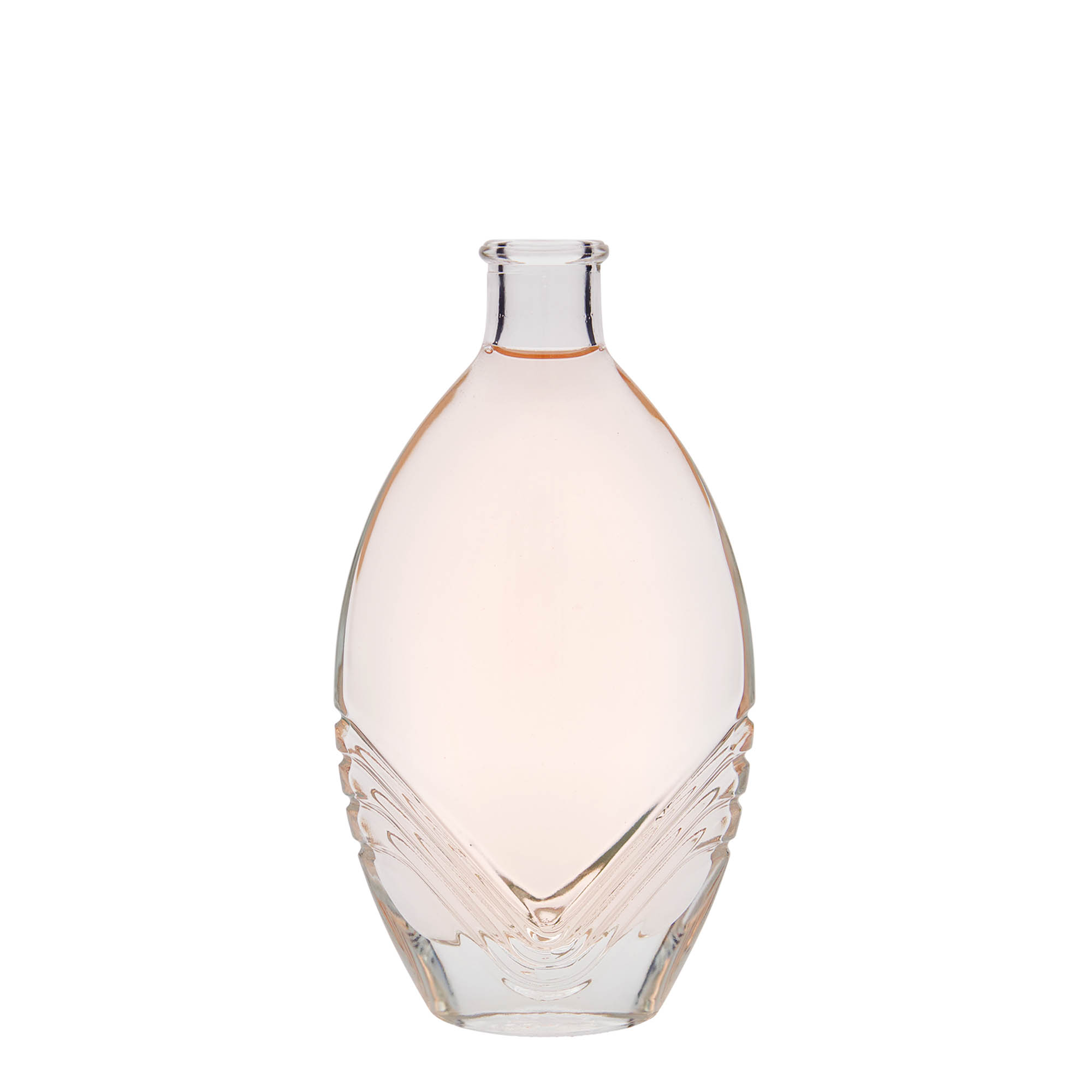 Frasco de vidro de 200 ml 'Florence', oval, boca: cortiça