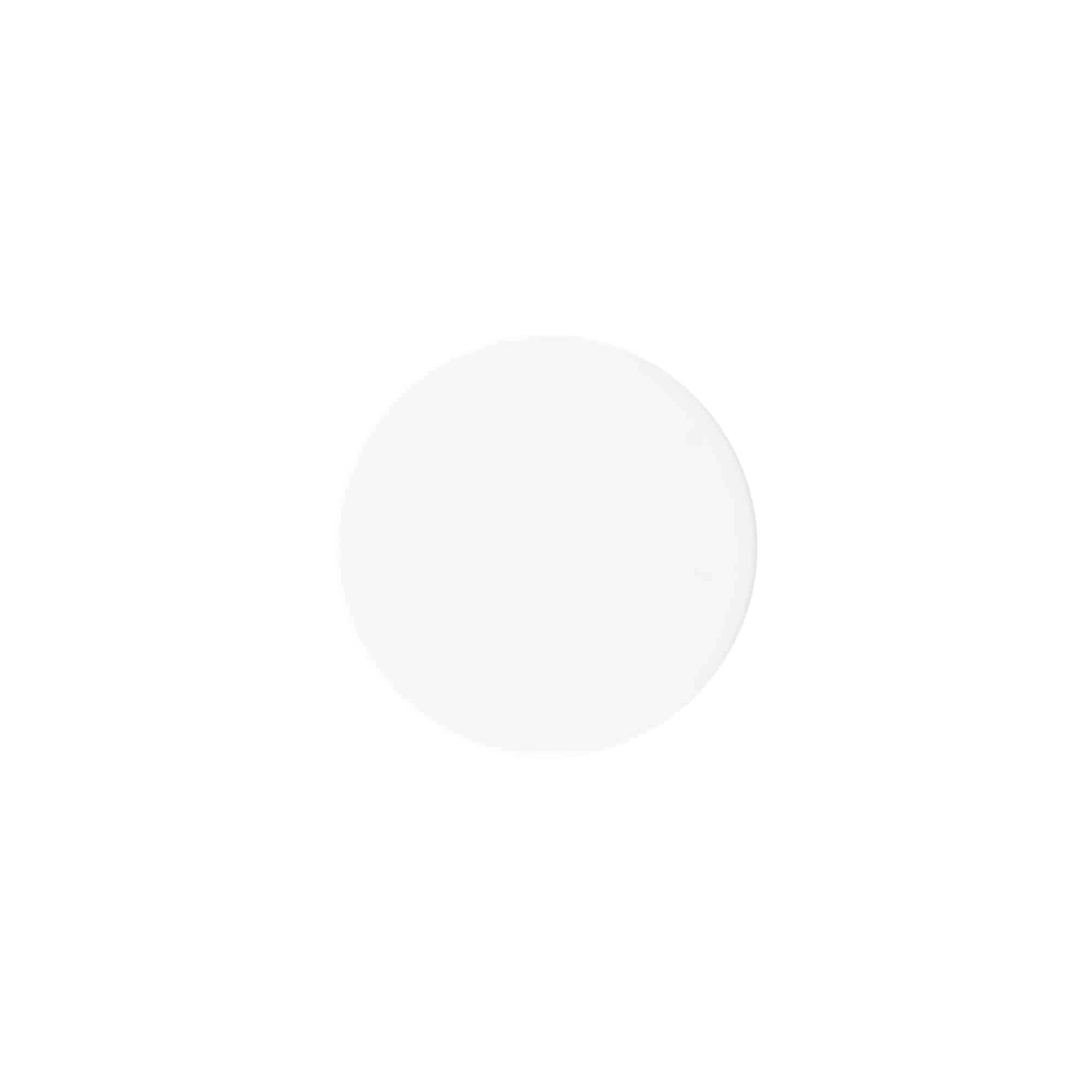 Tampa de rosca 50 ml 'Antonella', plástico PP, branco