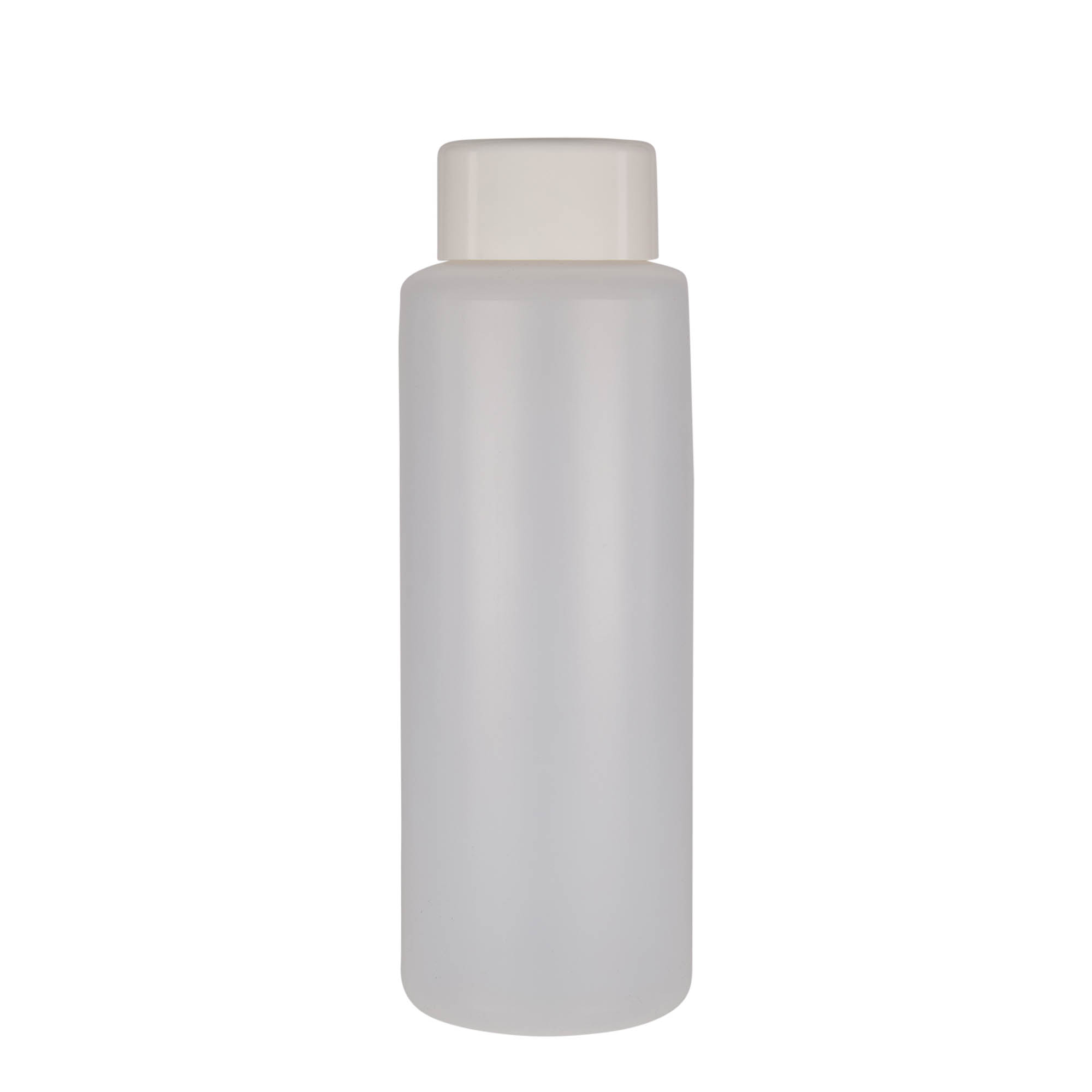 1.000 ml garrafa redonda, plástico PE, natural, boca: tampa de rosca