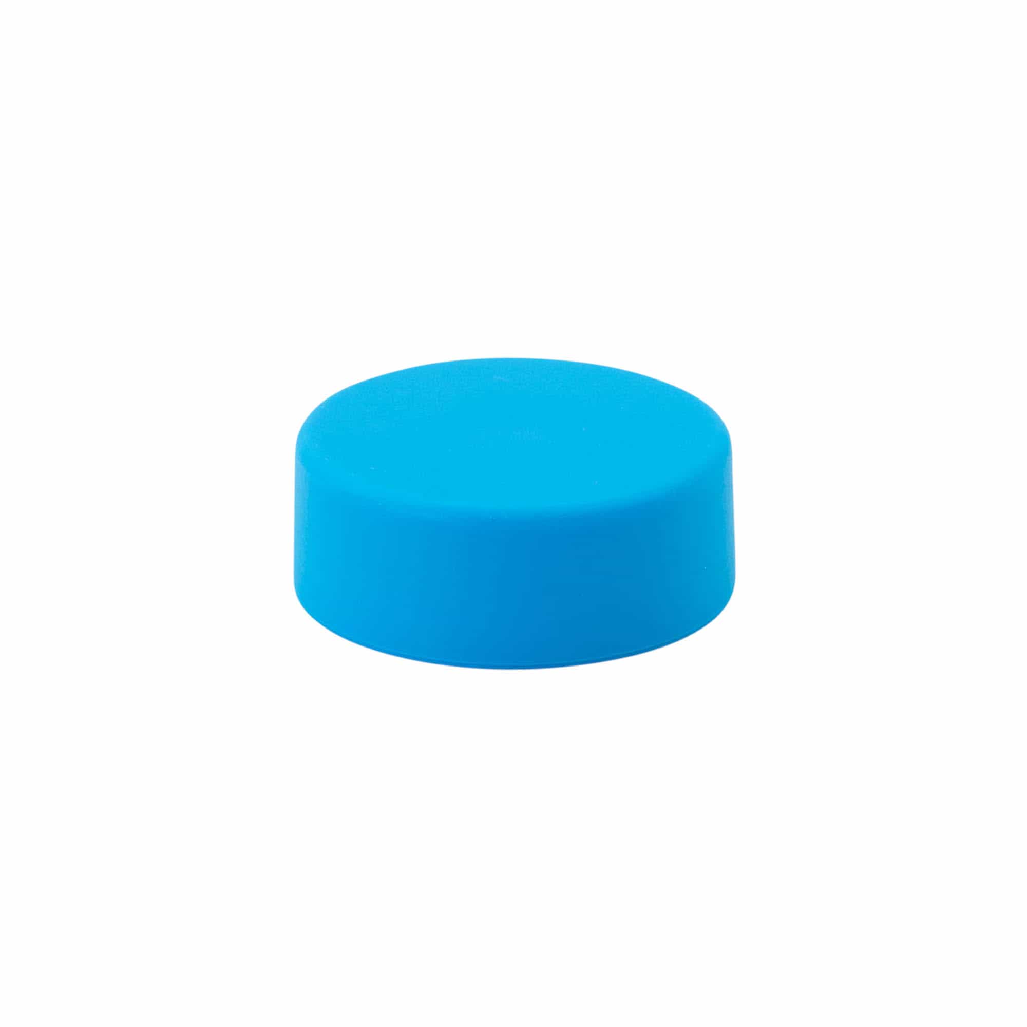 Tampa de rosca, plástico ABS, azul água, para bocal: GPI 33/400