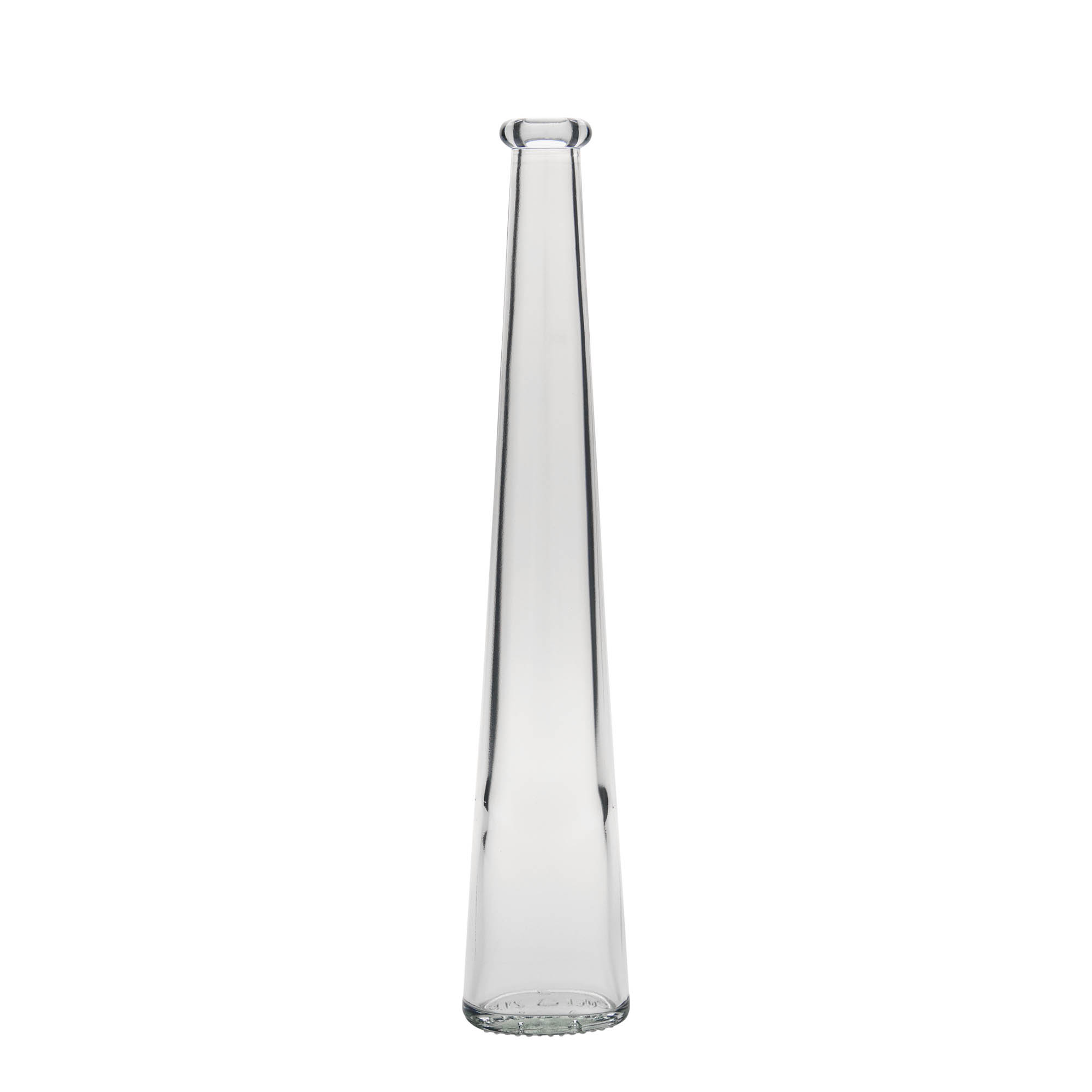 Garrafa de vidro de 200 ml 'Dama Ovale', oval, boca: cortiça