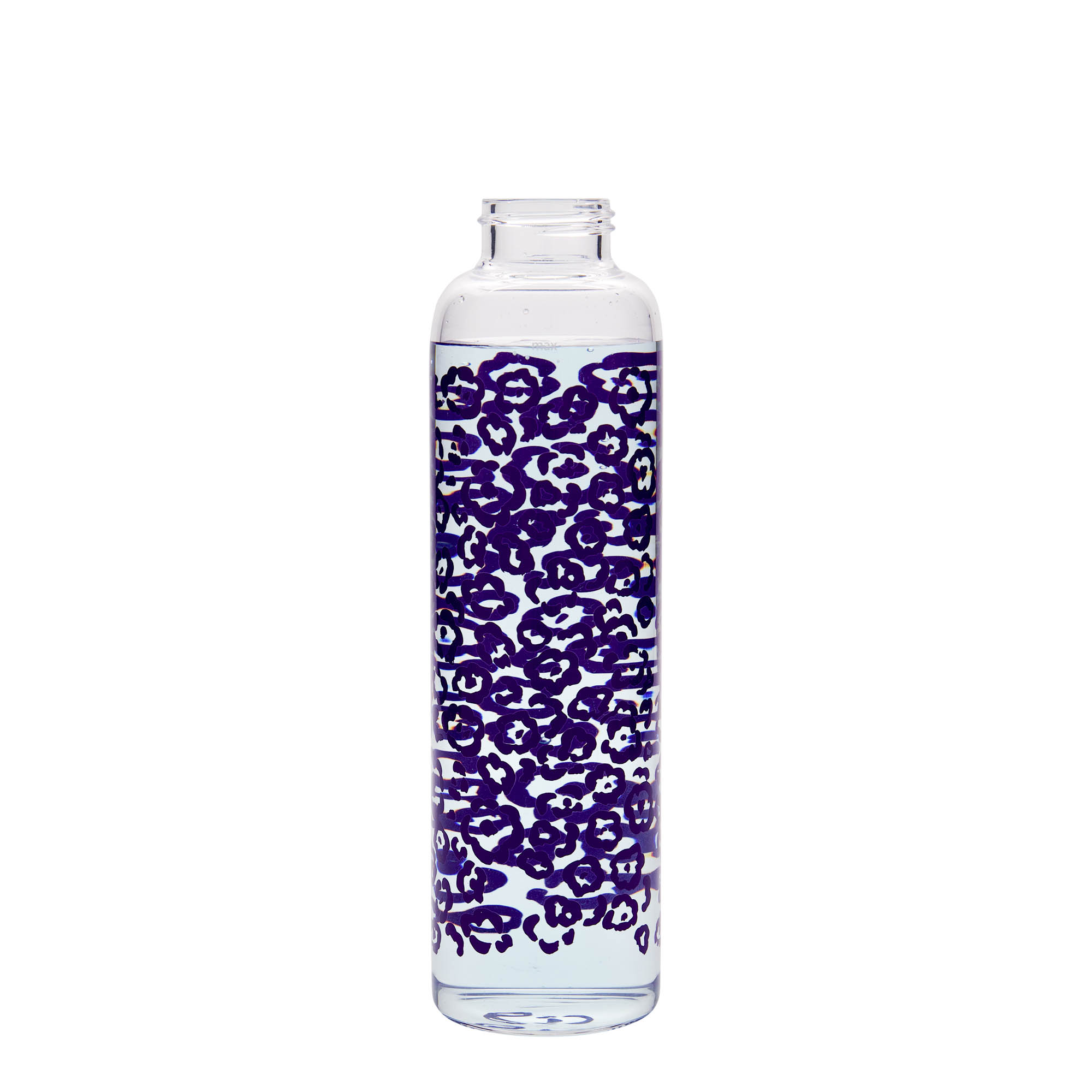 Garrafa de beber 500 ml 'Perseus - Flores Roxas', Boca: Tampa de rosca