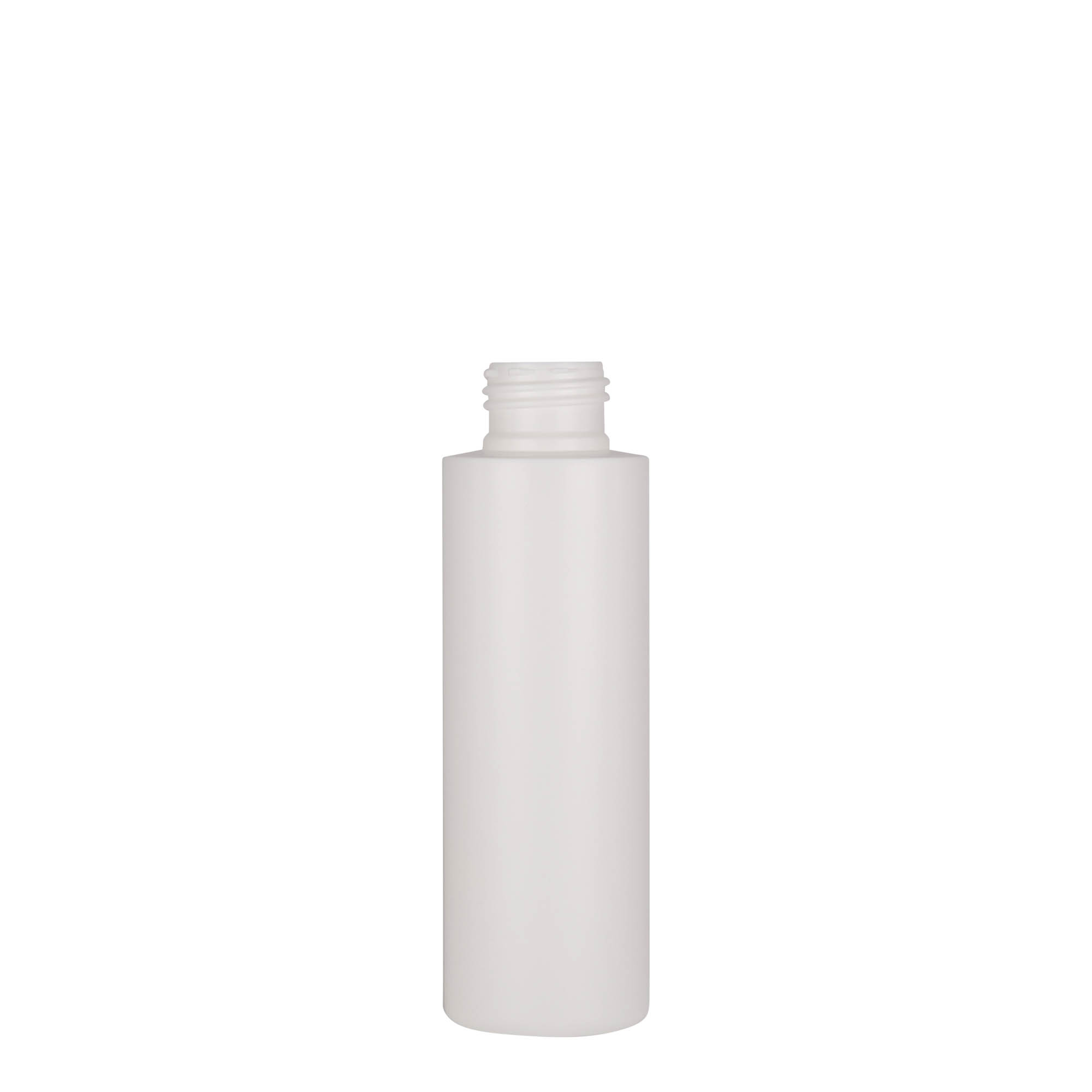 Frasco de plástico de 100 ml 'Pipe', HDPE, branco, bocal: 24/410 Frasco de plástico de 100 ml 'Pipe', HDPE, branco, bocal: 24/410