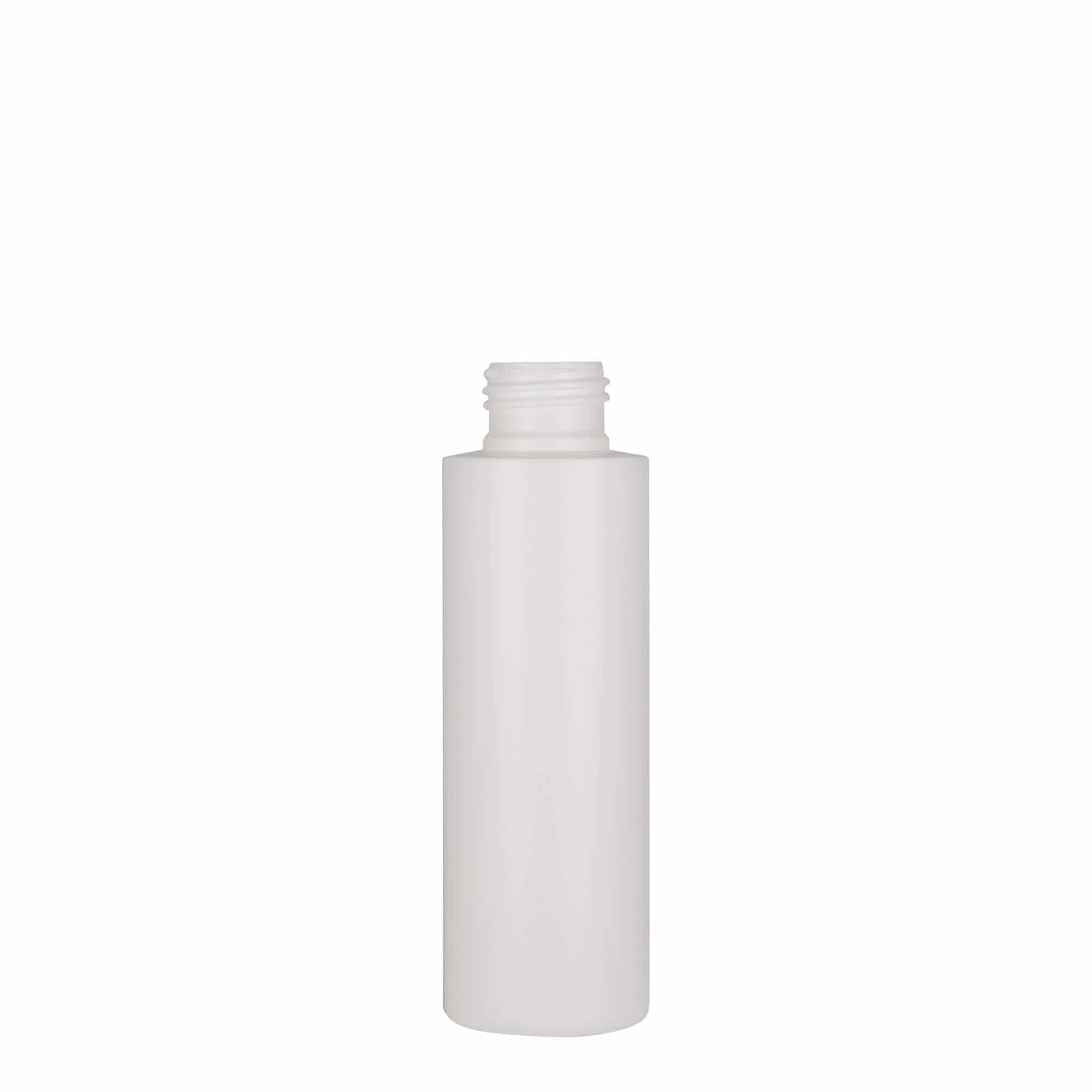 Frasco de plástico de 100 ml 'Pipe', HDPE, branco, bocal: 24/410