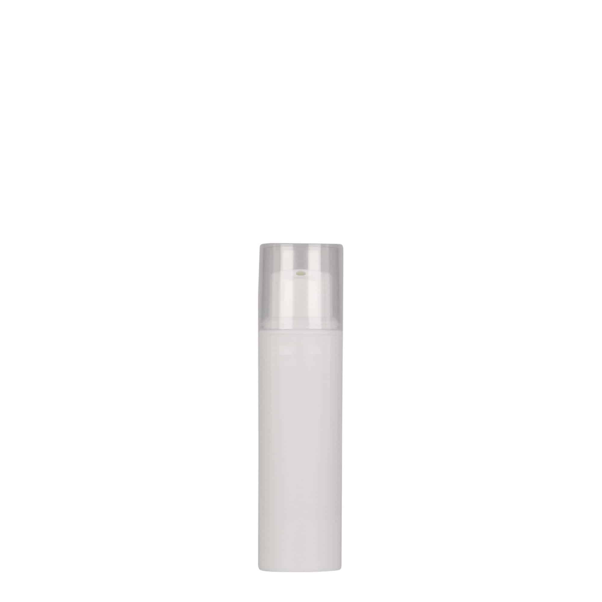 Doseador Airless 10 ml 'Nano', plástico PP, branco