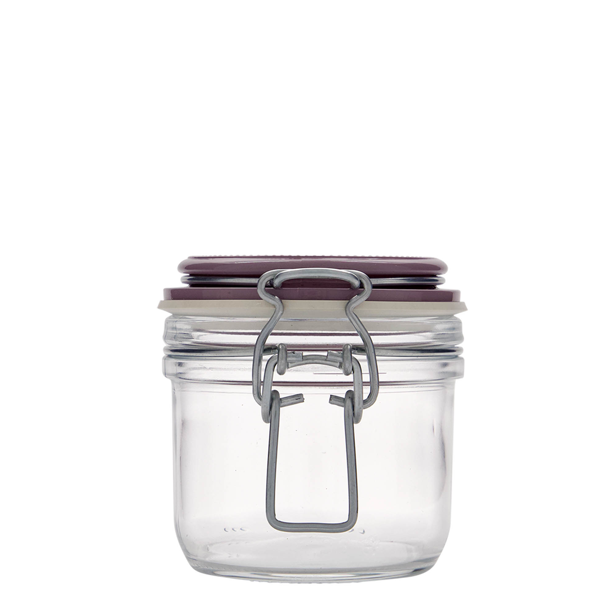 Frasco de vidro com fecho de alavanca de 200 ml 'Fido', violeta, abertura: fecho de alavanca Frasco de vidro com fecho de alavanca de 200 ml 'Fido', violeta, abertura: fecho de alavanca
