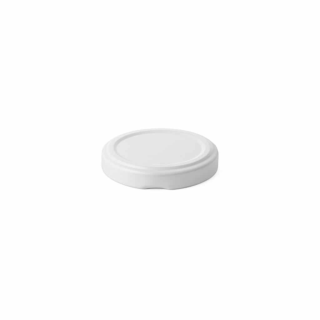Tampa Twist-Off, folha de flandres, branco, para boca: TO 48 Tampa Twist-Off, folha de flandres, branco, para boca: TO 48