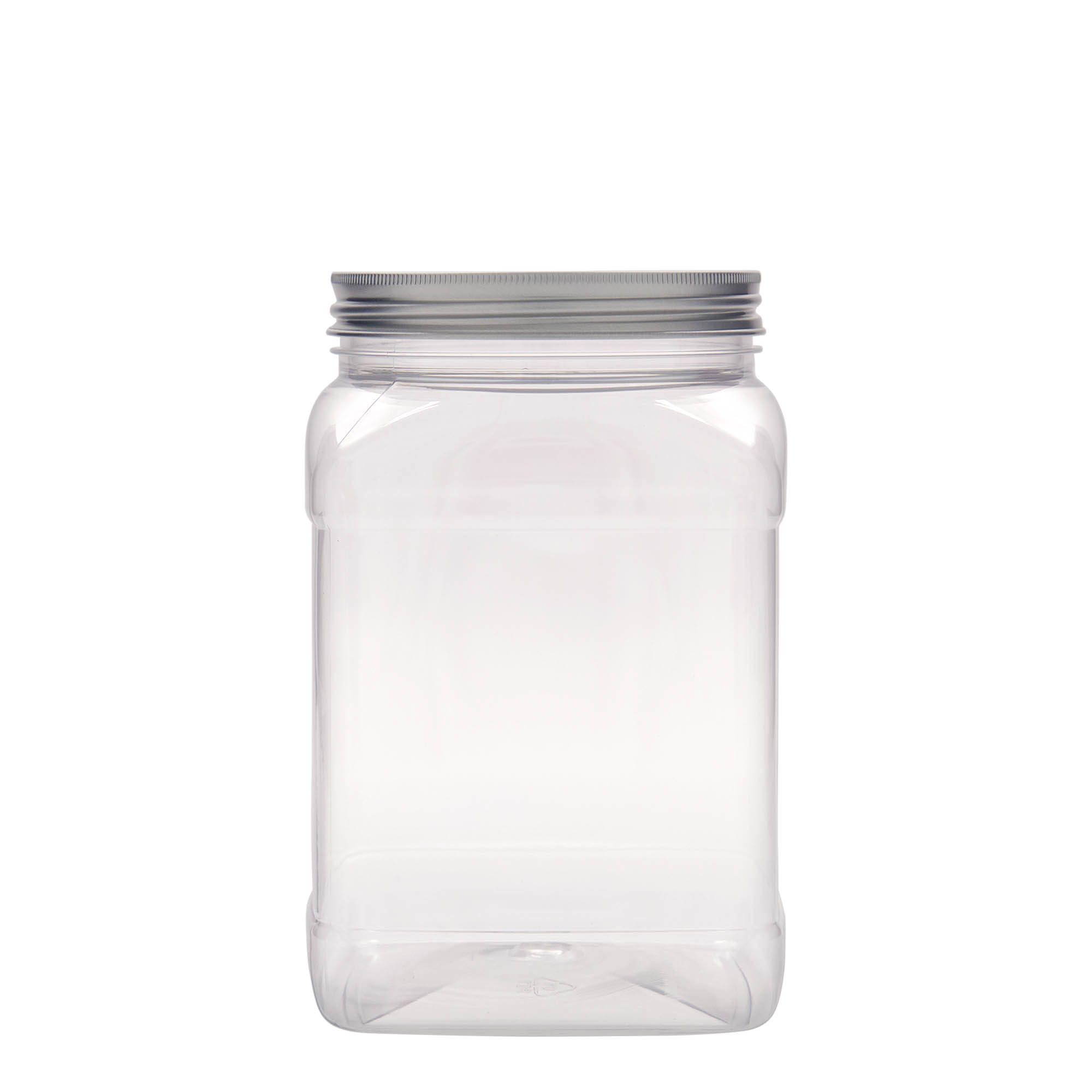 1.500 ml Lata PET 'Dana', quadrada, plástico, bocal: 100/400 1.500 ml Lata PET 'Dana', quadrada, plástico, bocal: 100/400