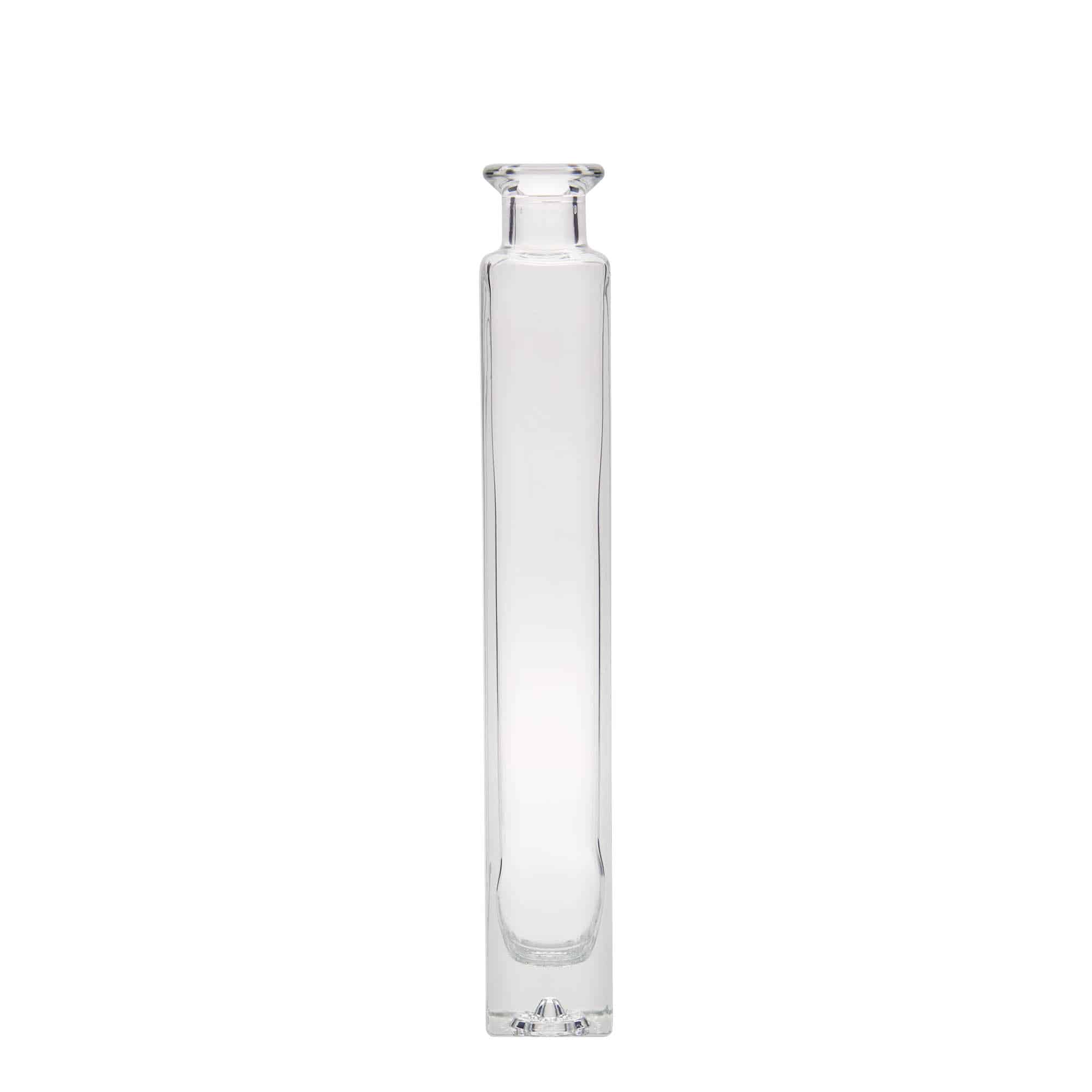 200 ml Garrafa de vidro 'Tommy', quadrada, boca: Cortiça 200 ml Garrafa de vidro 'Tommy', quadrada, boca: Cortiça
