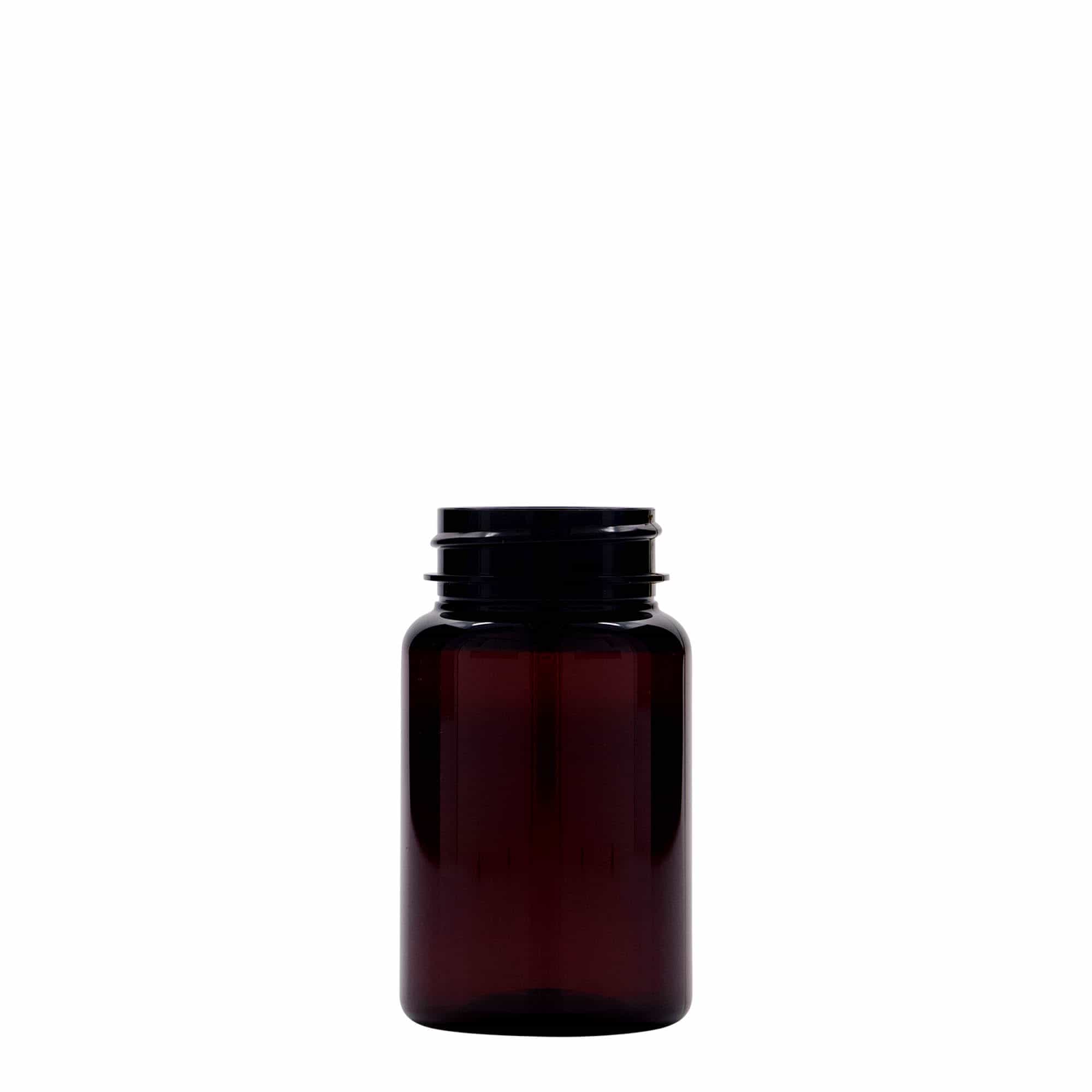 75 ml PET-frasco, plástico, castanho, boca: 38/400