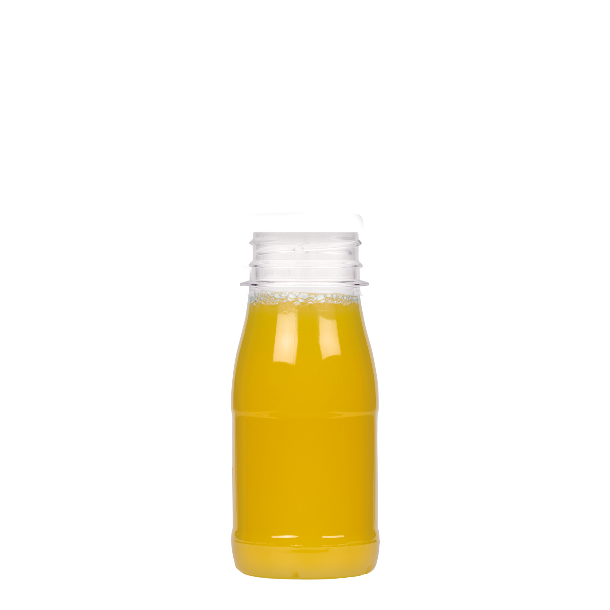 Garrafa PET de 150 ml 'Leite e Sumo', plástico, boca: 38 mm