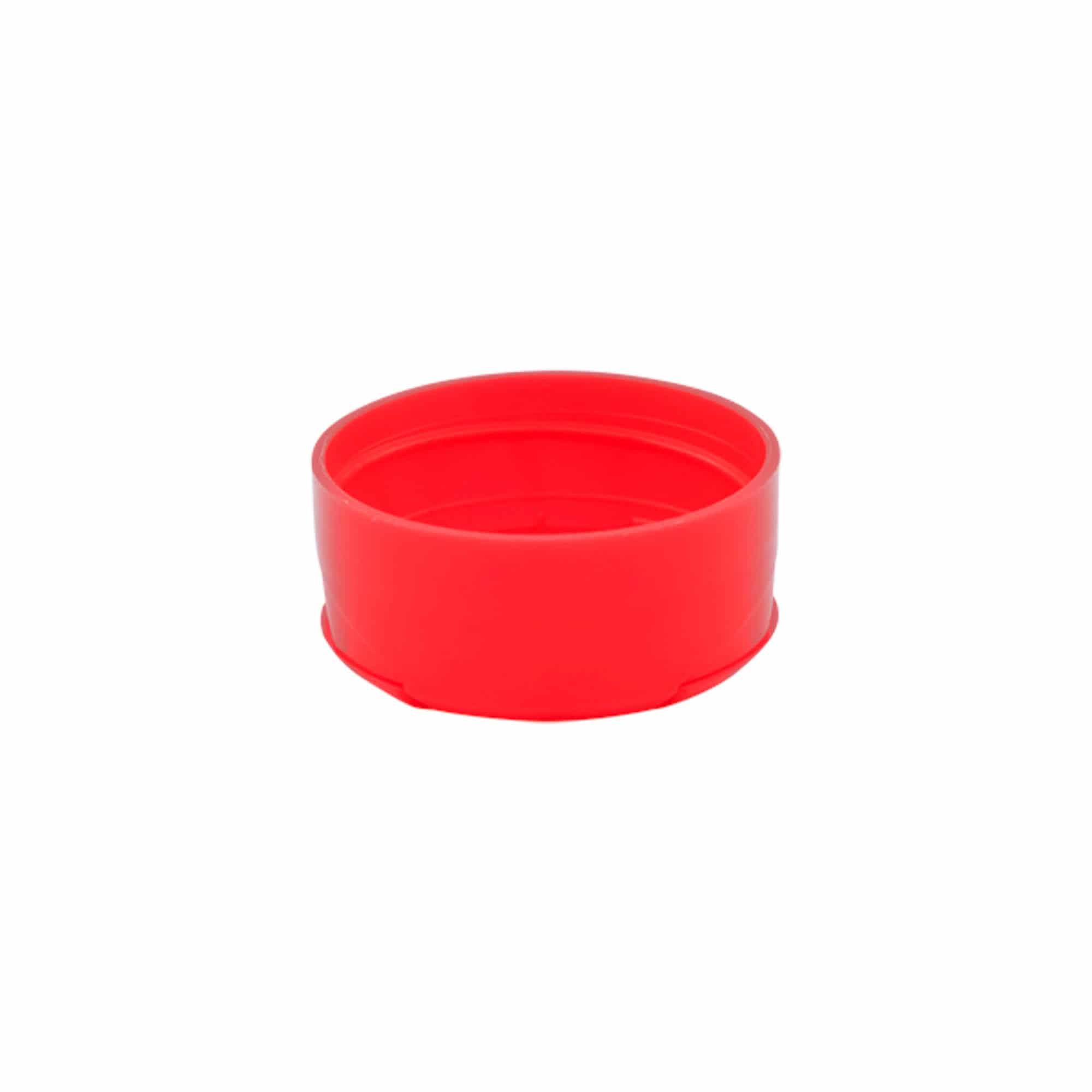 Polvilhador frasco de especiarias, plástico PP, vermelho, boca: GPI 38/400