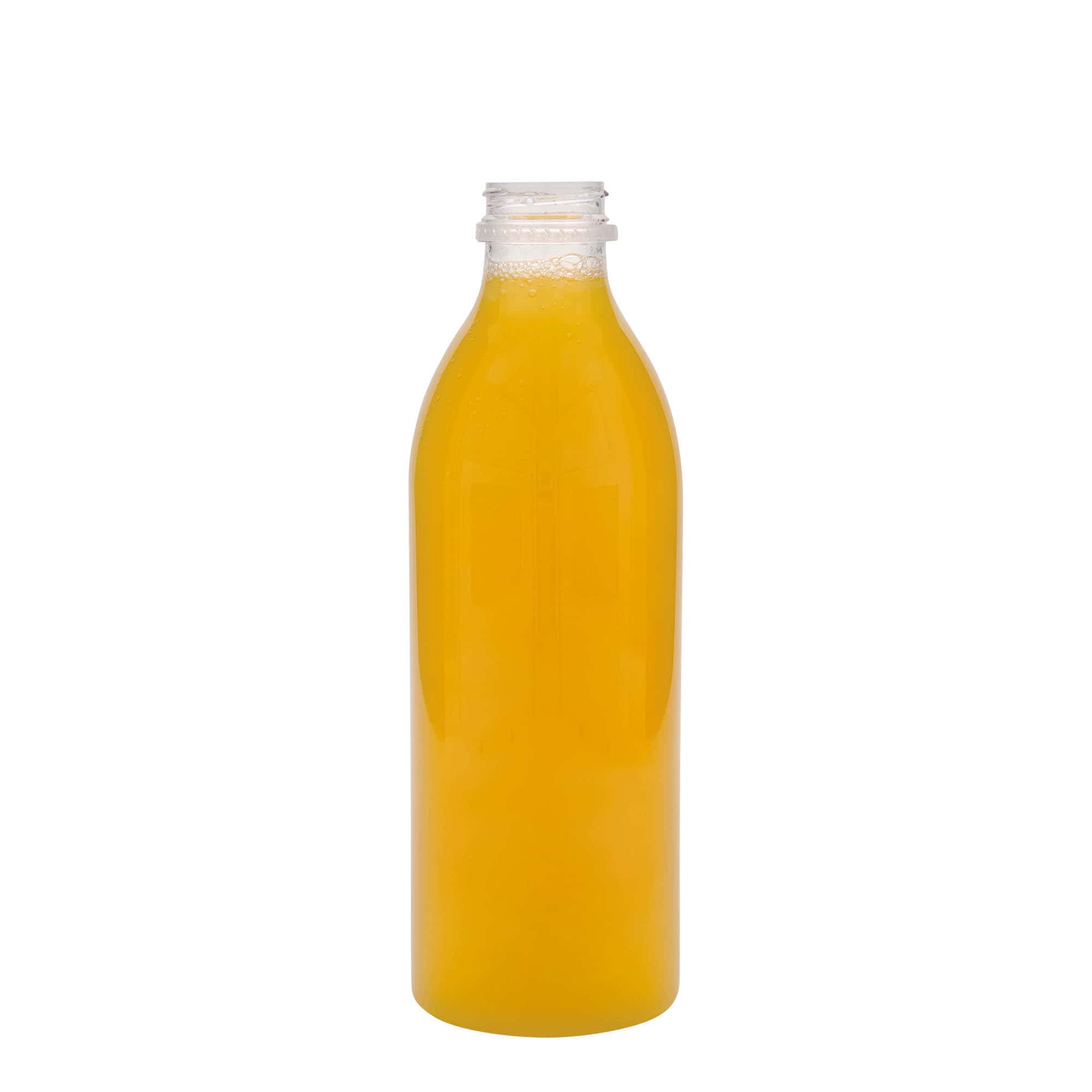 Garrafa PET padrão de 1.000 ml, plástico, boca: 38 mm