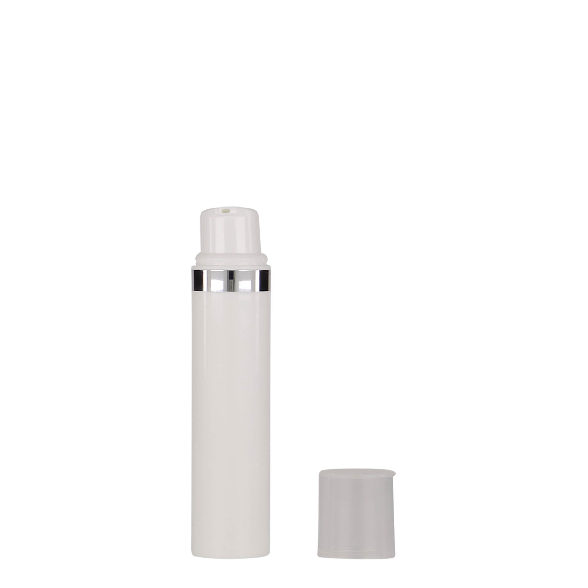 15 ml Dispensador Airless 'Nano', plástico PP, branco 15 ml Dispensador Airless 'Nano', plástico PP, branco